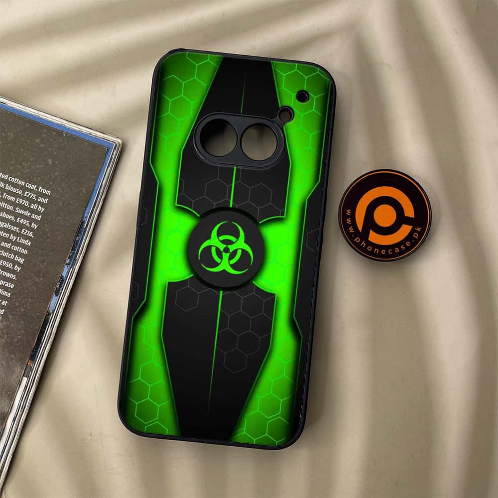Nothing Phone (2a) - Biohazard Sign Series - Premium Metal Printed soft Bumper Shock Proof Case