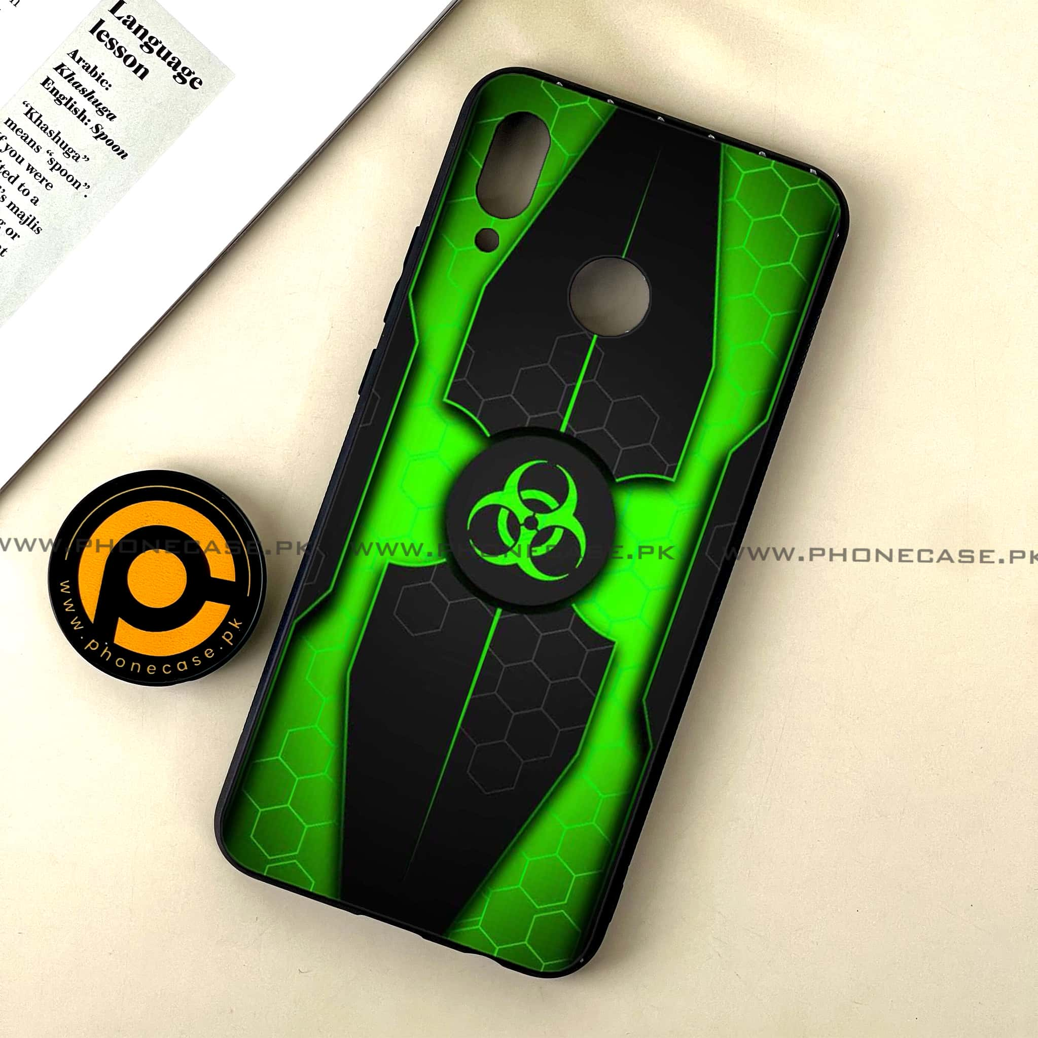 Huawei Nova 3 - Biohazard Sign Series - Premium Printed Glass soft Bumper shock Proof Case