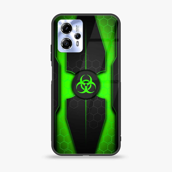 Motorola Moto G23 - Biohazard Sign  Design 3 - Premium Printed Glass soft Bumper shock Proof Case  CS-30956