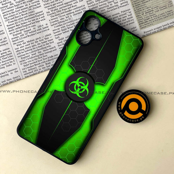 Samsung Galaxy A06  -  Biohazard Sign  Design 3 - Premium Metal Printed soft Bumper shock Proof Case
