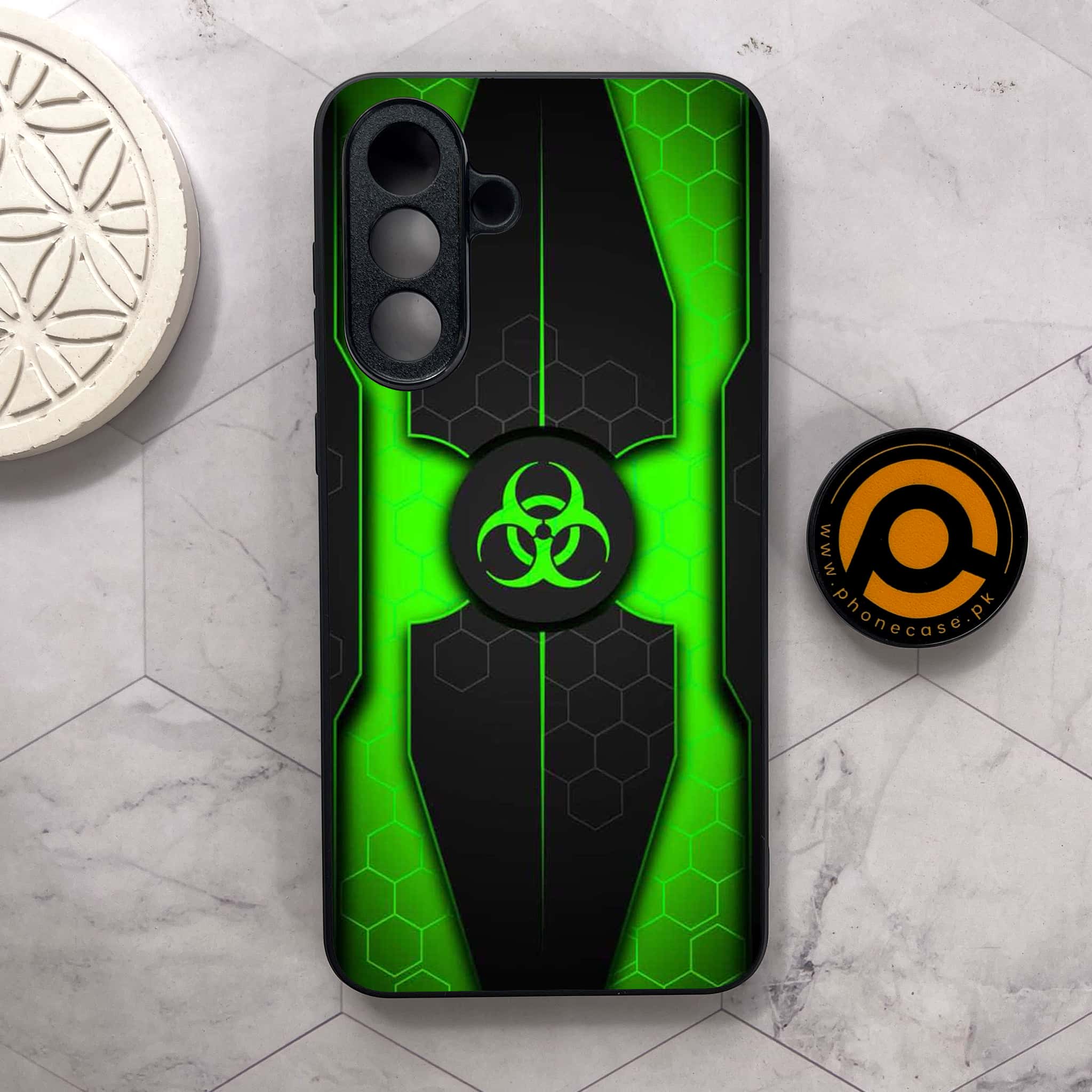 Samsung Galaxy A26 5G - Biohazard Sign Series - Premium Metal Printed soft Bumper shock Proof Case