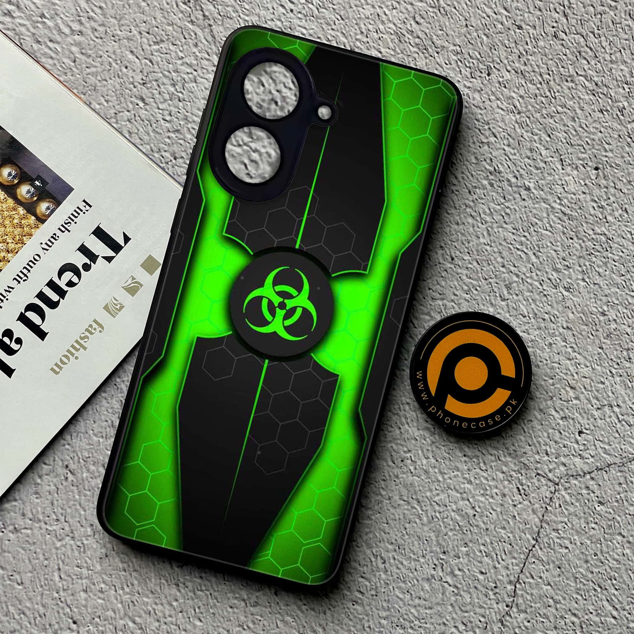 Xiaomi Redmi A5 - Biohazard Sign Series - Premium Metal Printed soft Bumper shock Proof Case