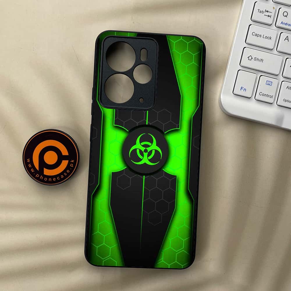 Realme 14 5G - Biohazard Sign Series - Premium Metal Printed soft Bumper Shock Proof Case
