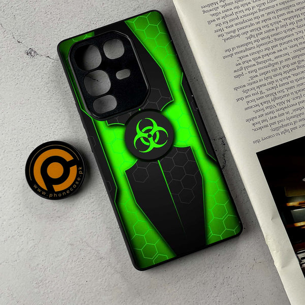 Infinix Note 50 - Biohazard Sign Design 3 - Premium Metal Printed Soft Bumper Shockproof Case CS-42322