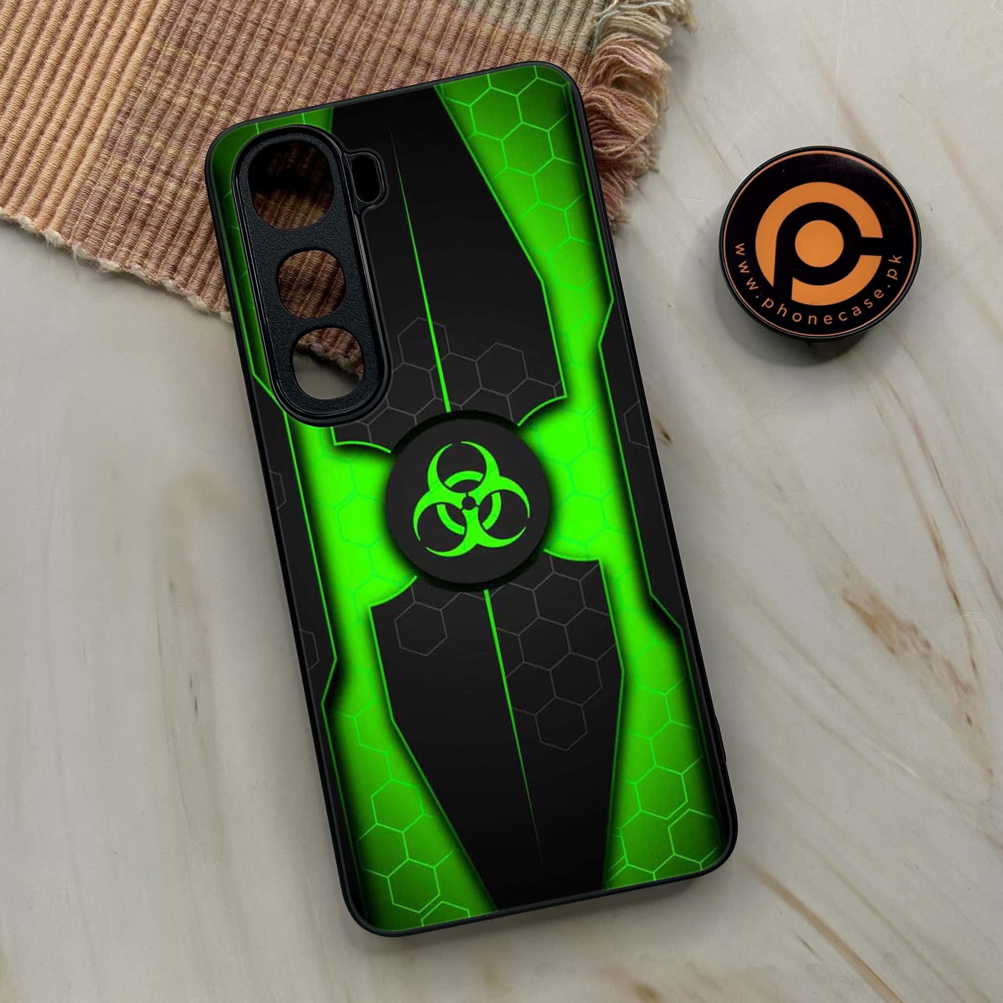 Vivo Y400 -  Biohazard Sign Series - Premium Metal Printed soft Bumper shock Proof Case