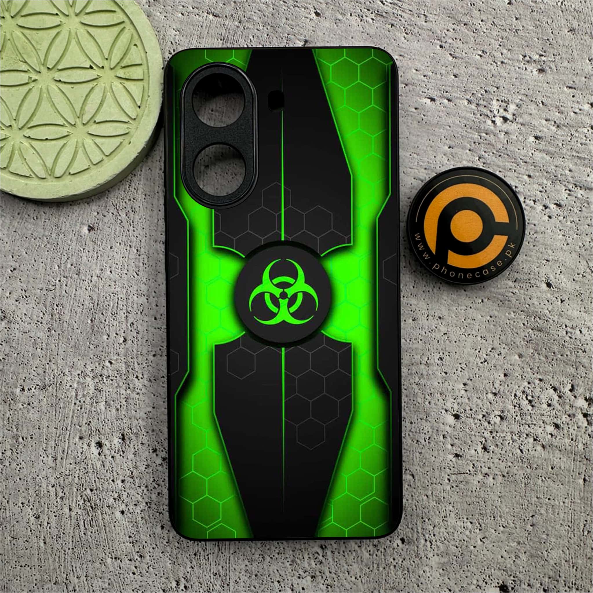 Xiaomi Poco X7 Pro 5G - Biohazard Sign Series - Premium Metal Printed soft Bumper shock Proof Case