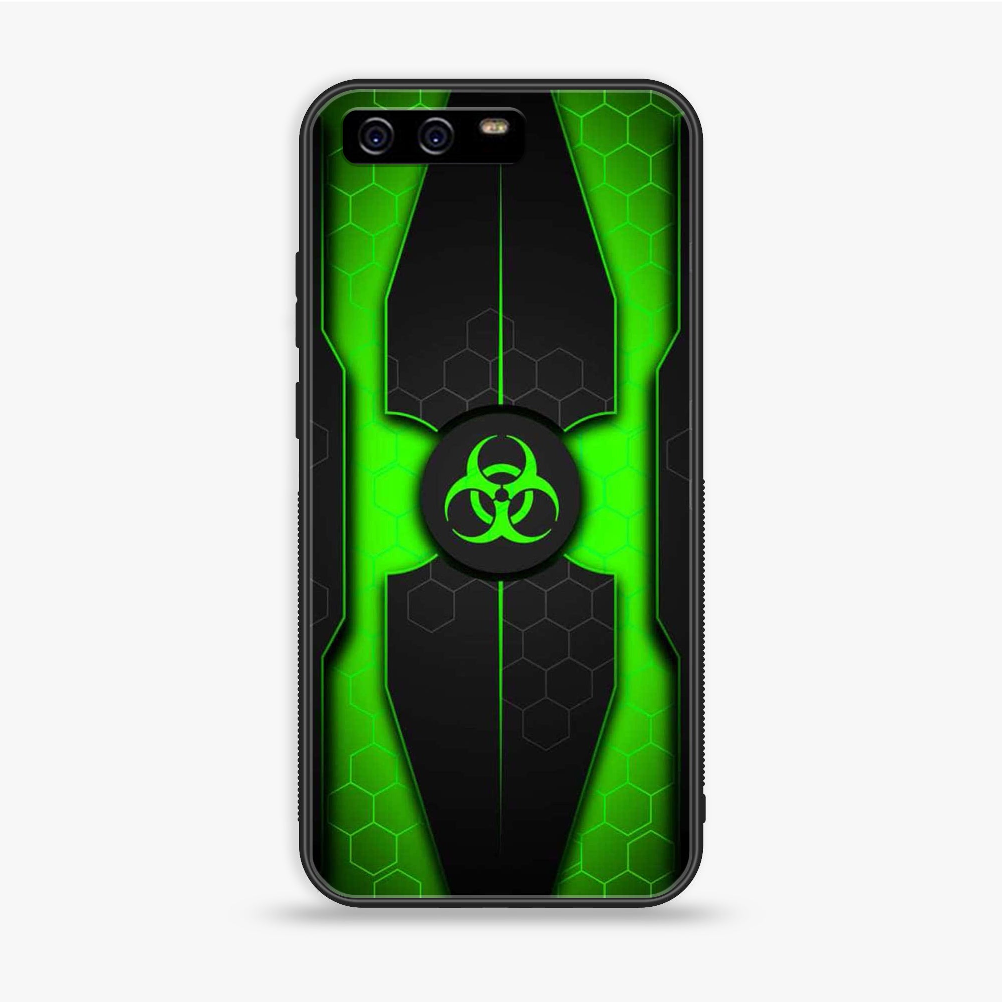 Huawei P10 Plus - Biohazard Sign Series - Premium Printed Glass soft Bumper shock Proof Case