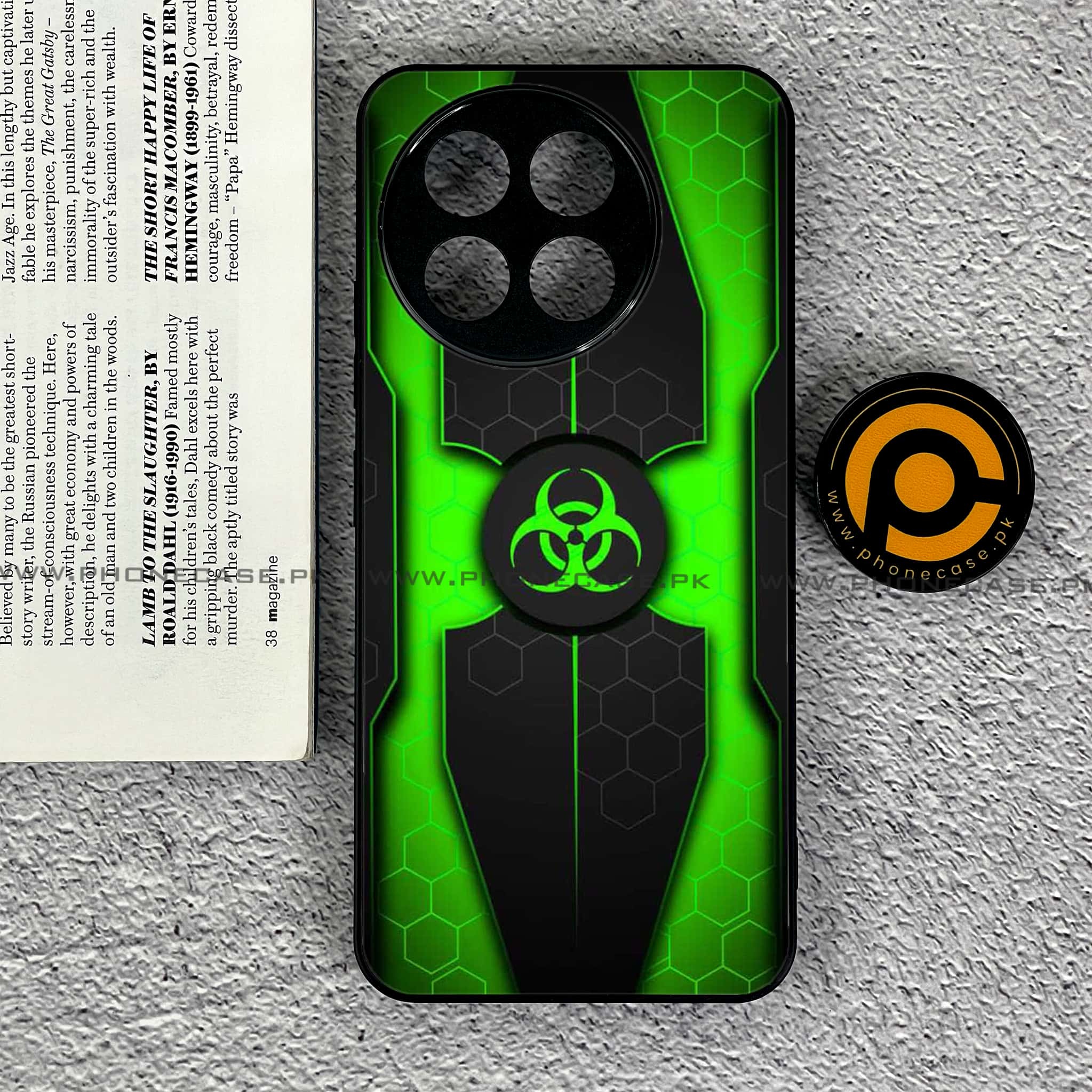 OnePlus Ace 5 - Biohazard Sign Series - Premium Metal Printed soft Bumper shock Proof Case