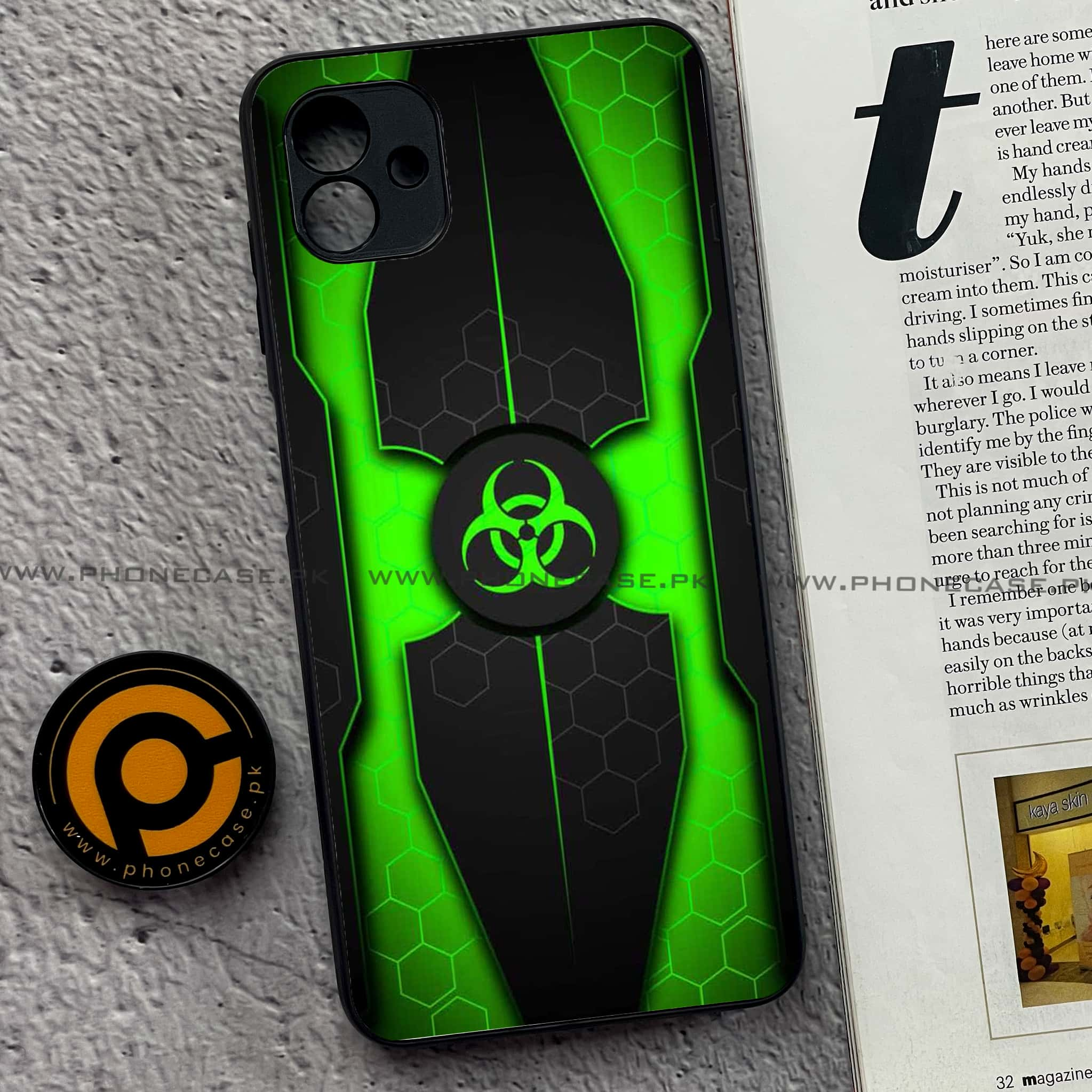 Samsung Galaxy A04 - Biohazard Sign Series - Premium Printed Metal soft Bumper shock Proof Case