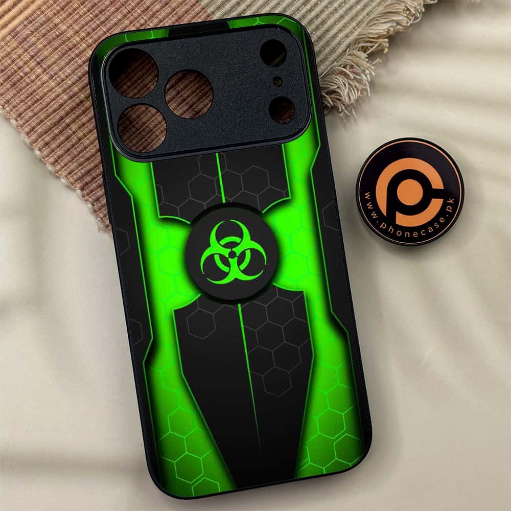 iPhone 17 Pro Max - Biohazard Sign Series - Premium Metal Printed soft Bumper shock Proof Case