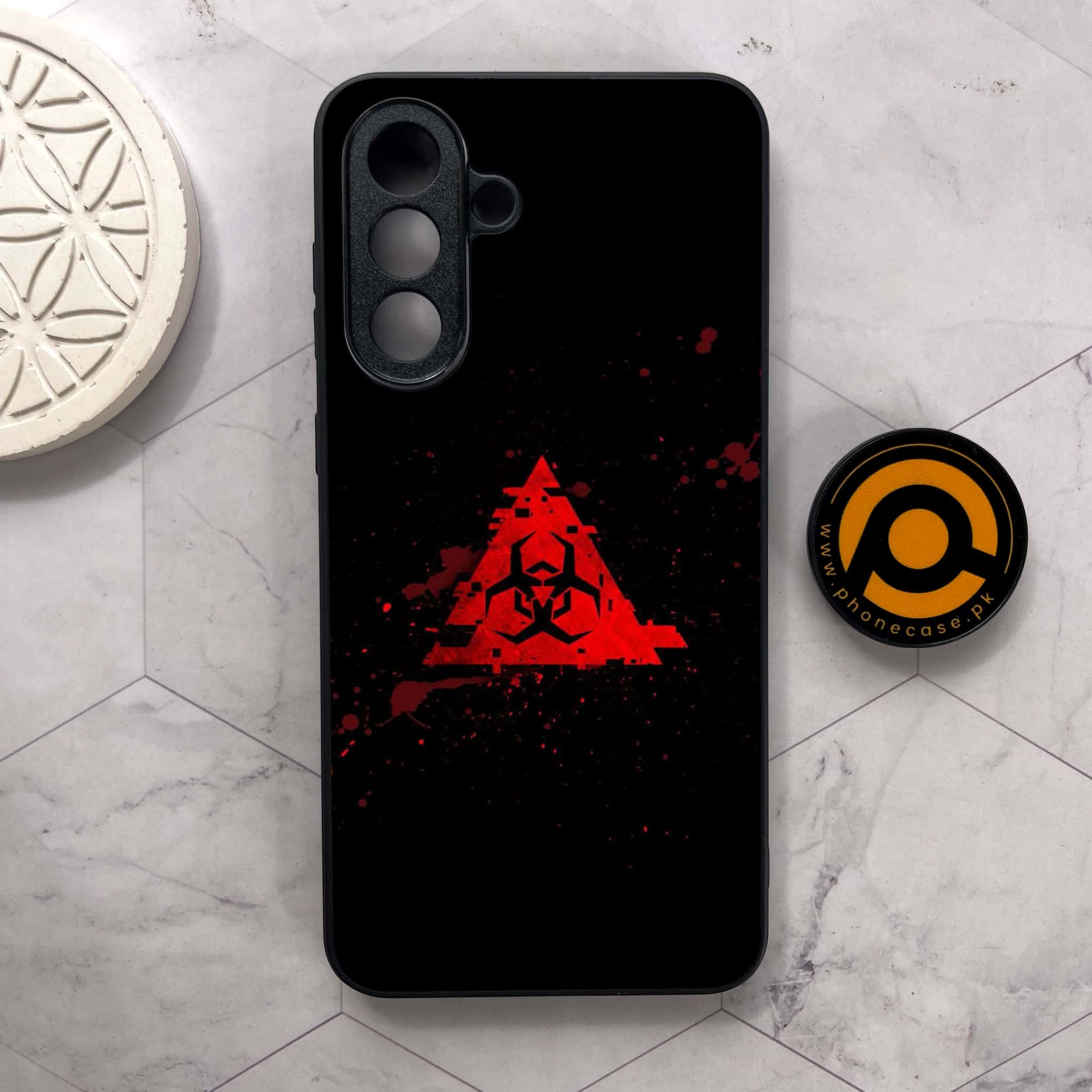 Samsung Galaxy A26 5G - Biohazard Sign Series - Premium Metal Printed soft Bumper shock Proof Case