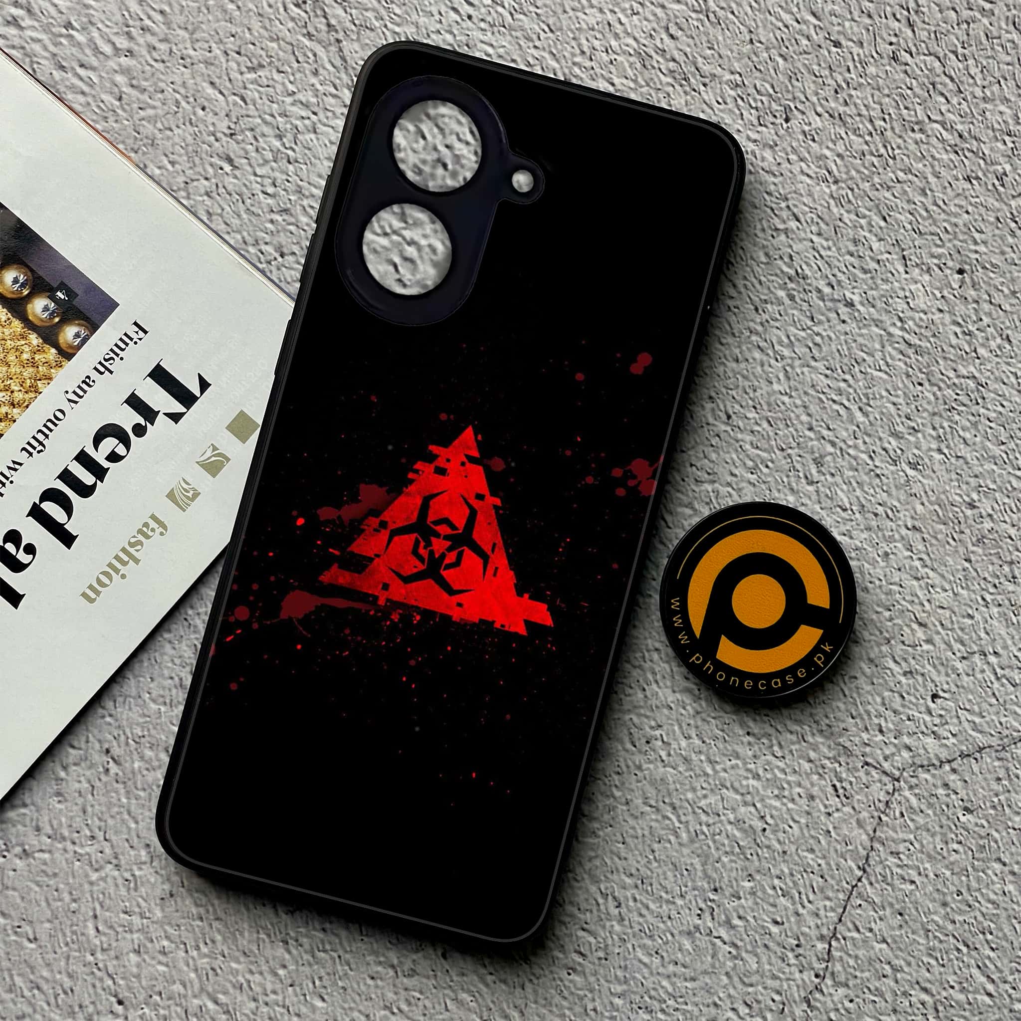 Xiaomi Redmi A5 - Biohazard Sign Series - Premium Metal Printed soft Bumper shock Proof Case