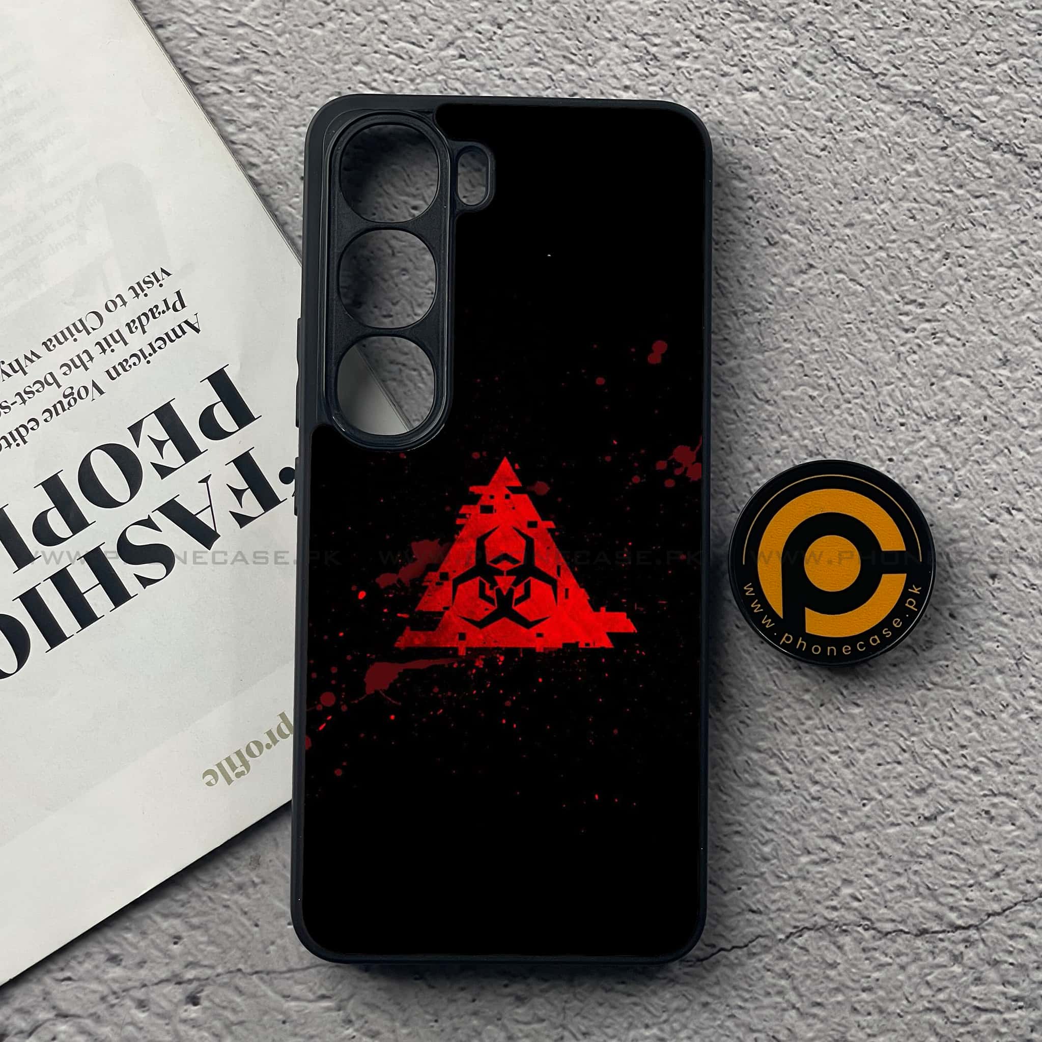 Vivo Y200 4G - Biohazard Sign Series - Premium Metal Printed soft Bumper Shock Proof Case
