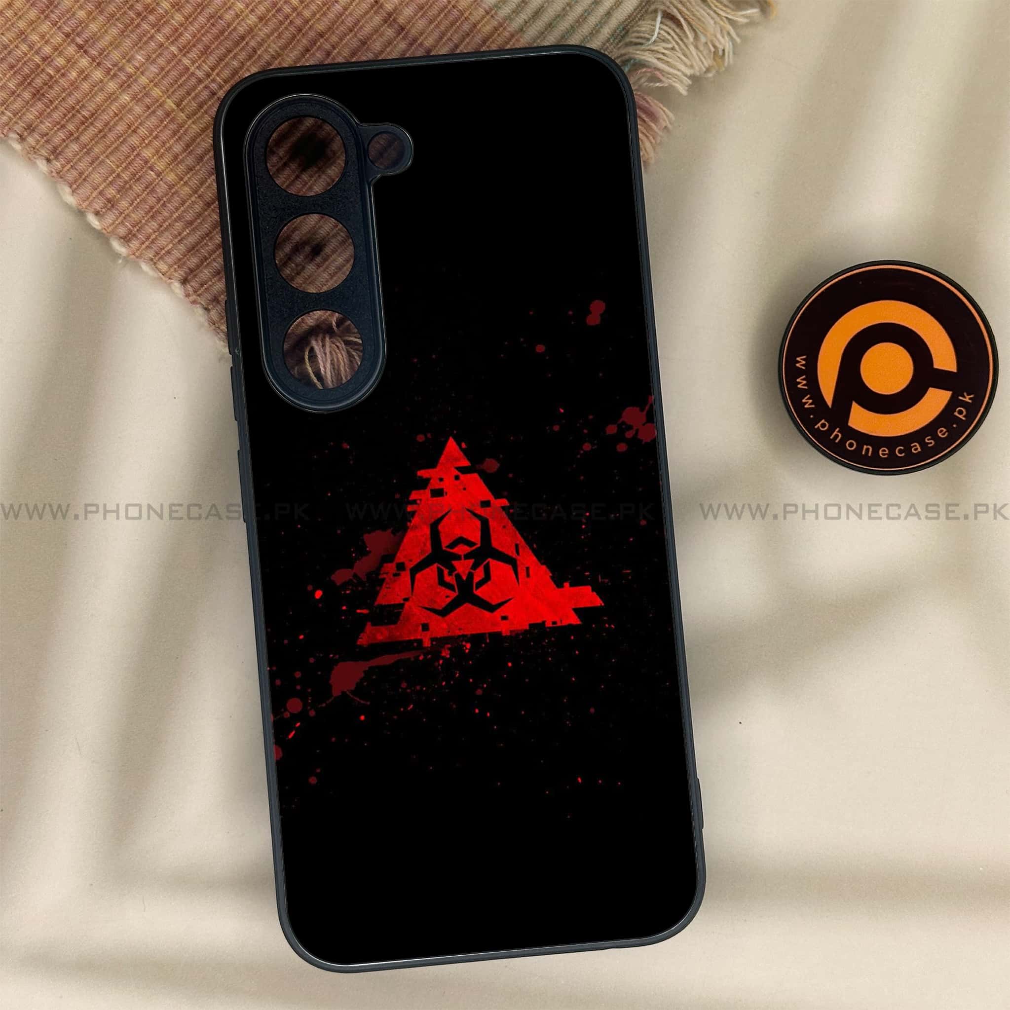 Tecno Spark 40 Pro - Biohazard Sign Series - Premium Metal Printed soft Bumper shock Proof Case