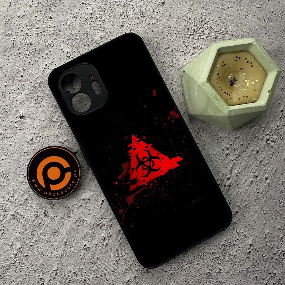 Nothing Phone 2 - Biohazard Sign Series - Premium Metal  Printed soft Bumper shock Proof Case