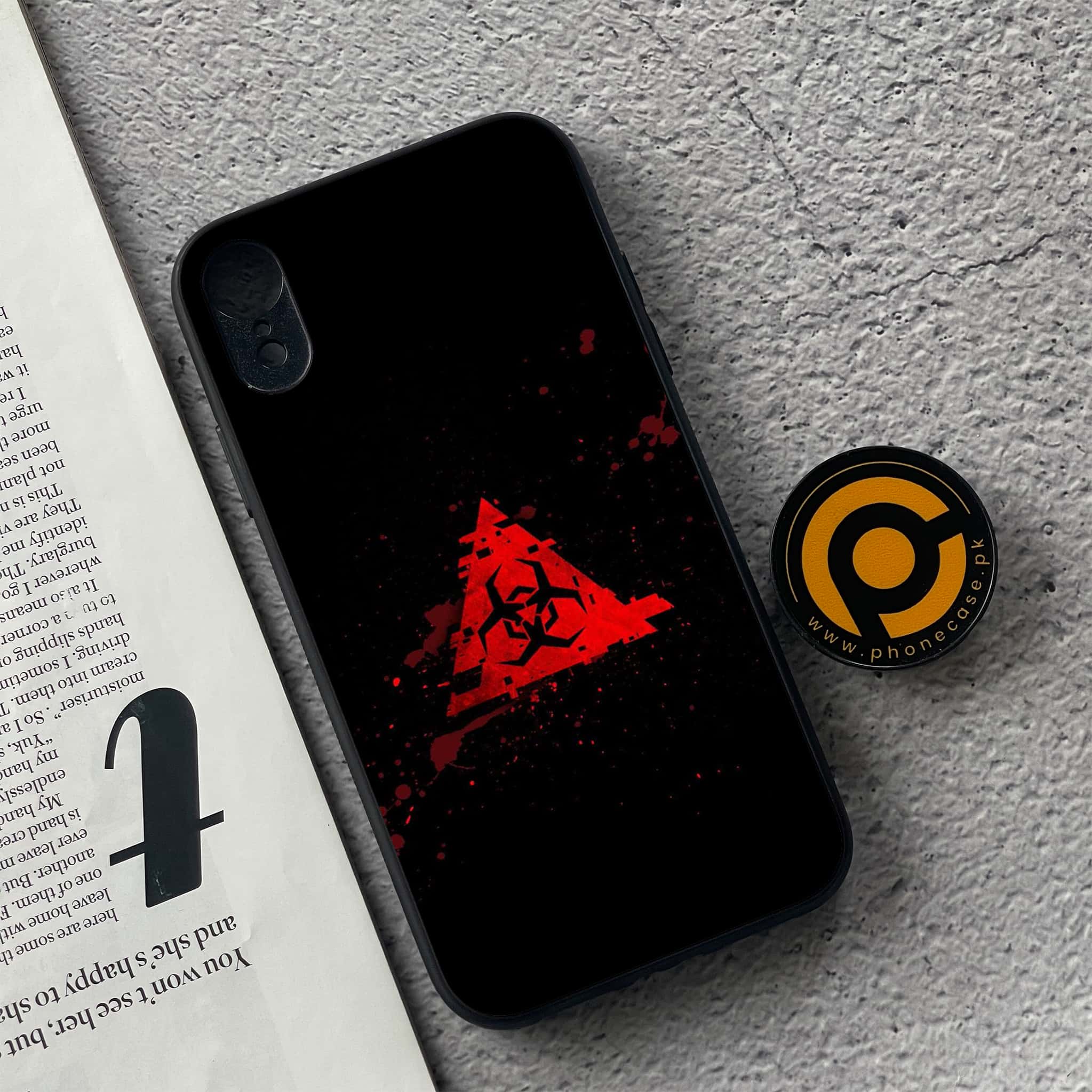 iPhone XR - Biohazard Sign Series - Premium Metal Printed soft Bumper shock Proof Case