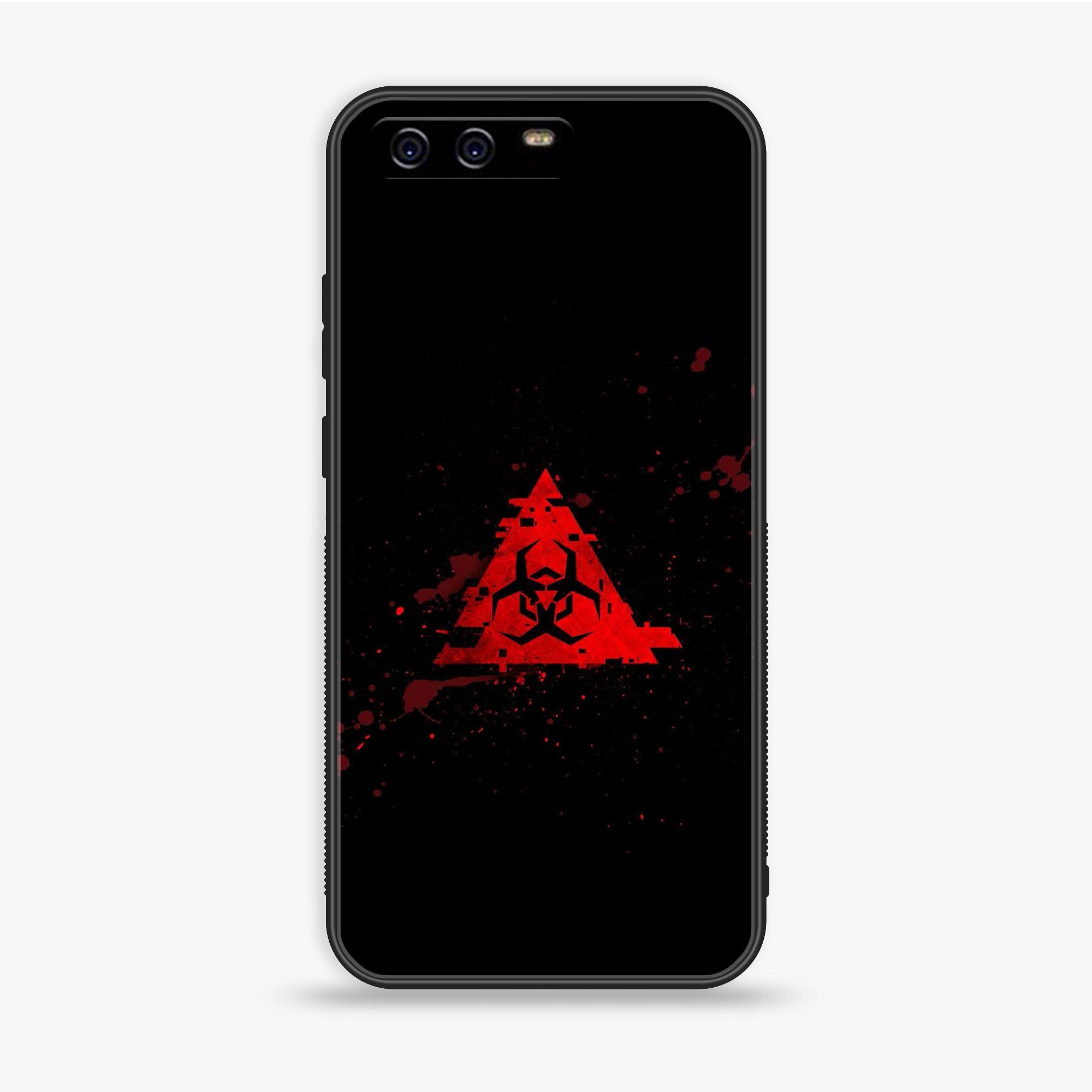 Huawei P10 Plus - Biohazard Sign Series - Premium Printed Glass soft Bumper shock Proof Case