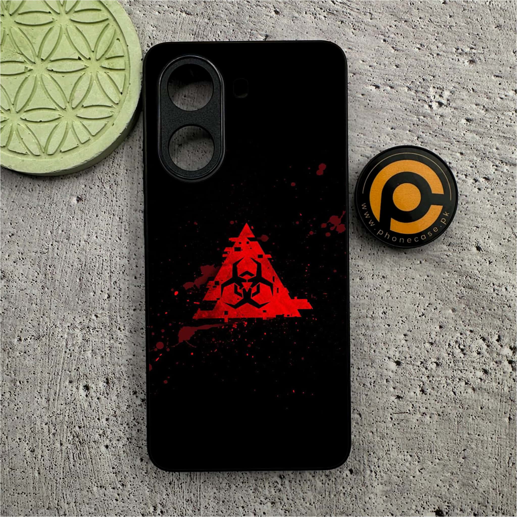 Xiaomi Poco X7 Pro 5G - Biohazard Sign Series - Premium Metal Printed soft Bumper shock Proof Case