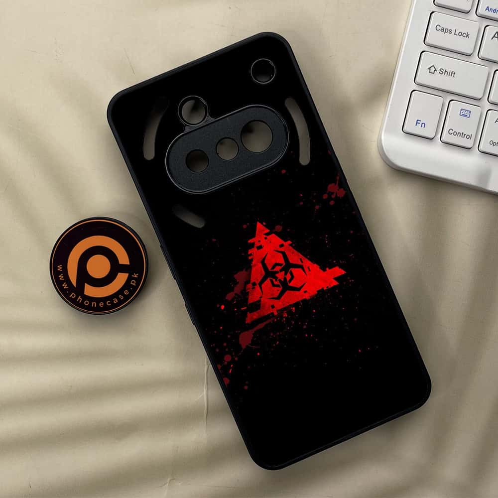Nothing Phone 3a - Biohazard Sign Series - Premium Metal  Printed soft Bumper shock Proof Case