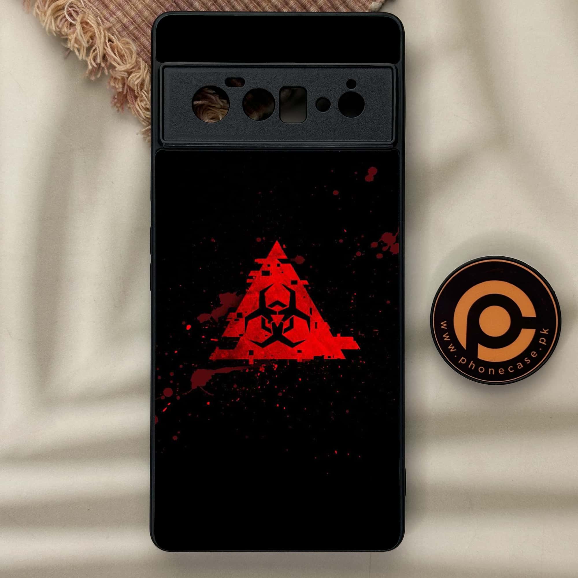 Google Pixel 6 Pro - Biohazard Sign Series - Premium Metal Printed soft Bumper Shock Proof Case