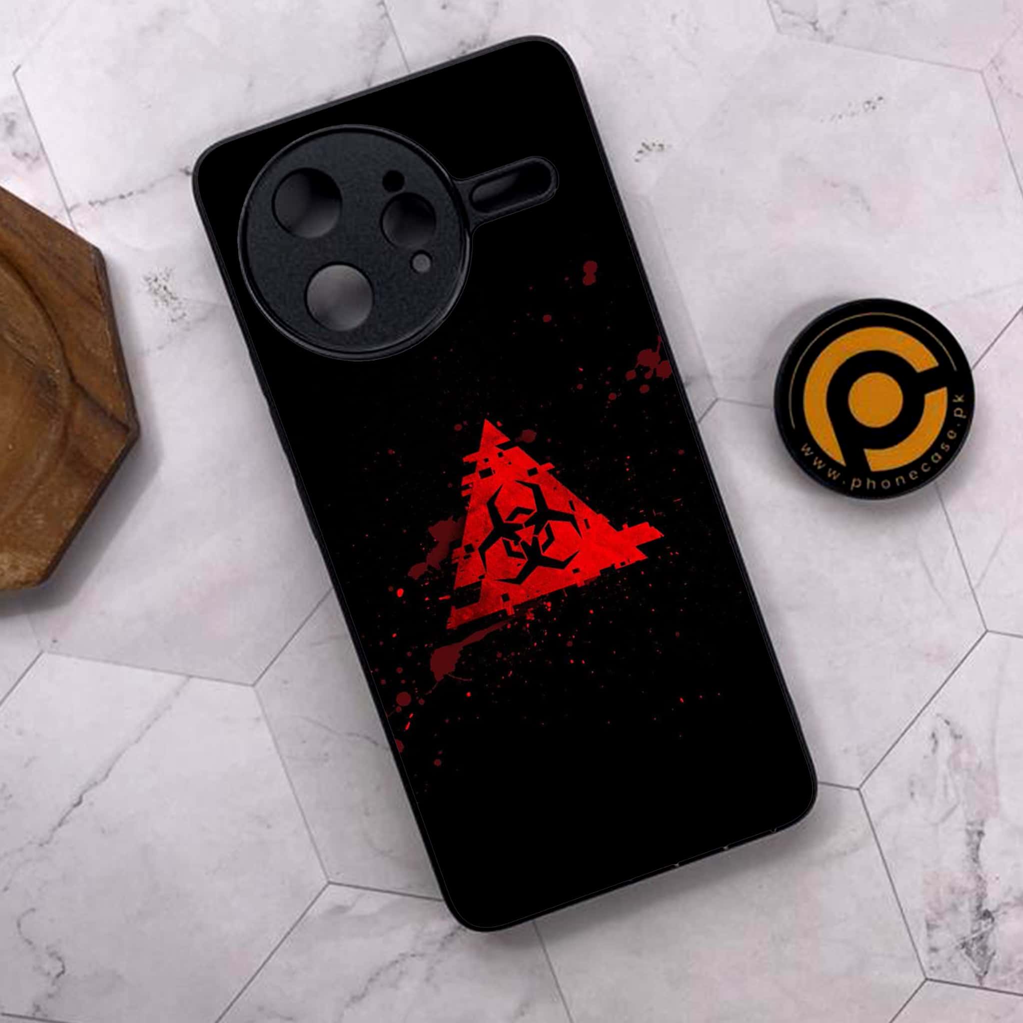 Xiaomi Poco F7 Ultra 5G - Biohazard Sign Series - Premium Metal Printed soft Bumper shock Proof Case
