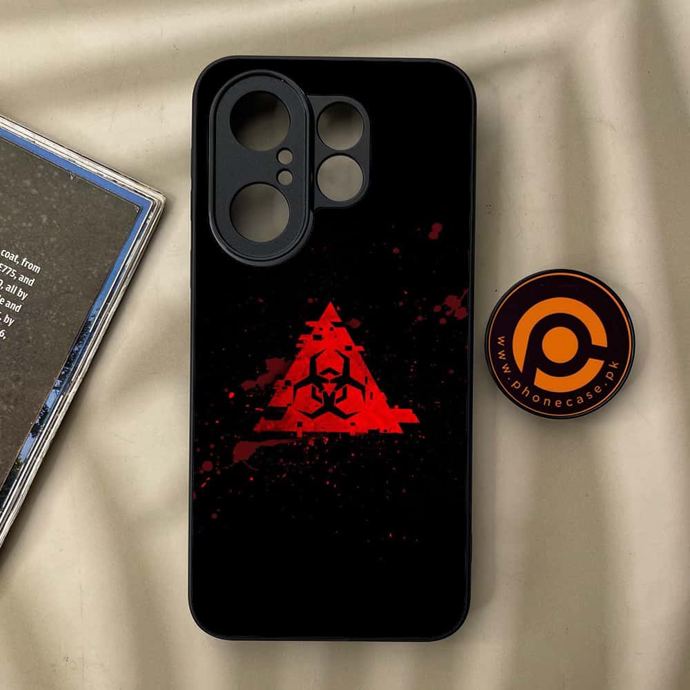 Vivo X200 FE - Biohazard Sign Series - Premium Metal Printed soft Bumper Shock Proof Case
