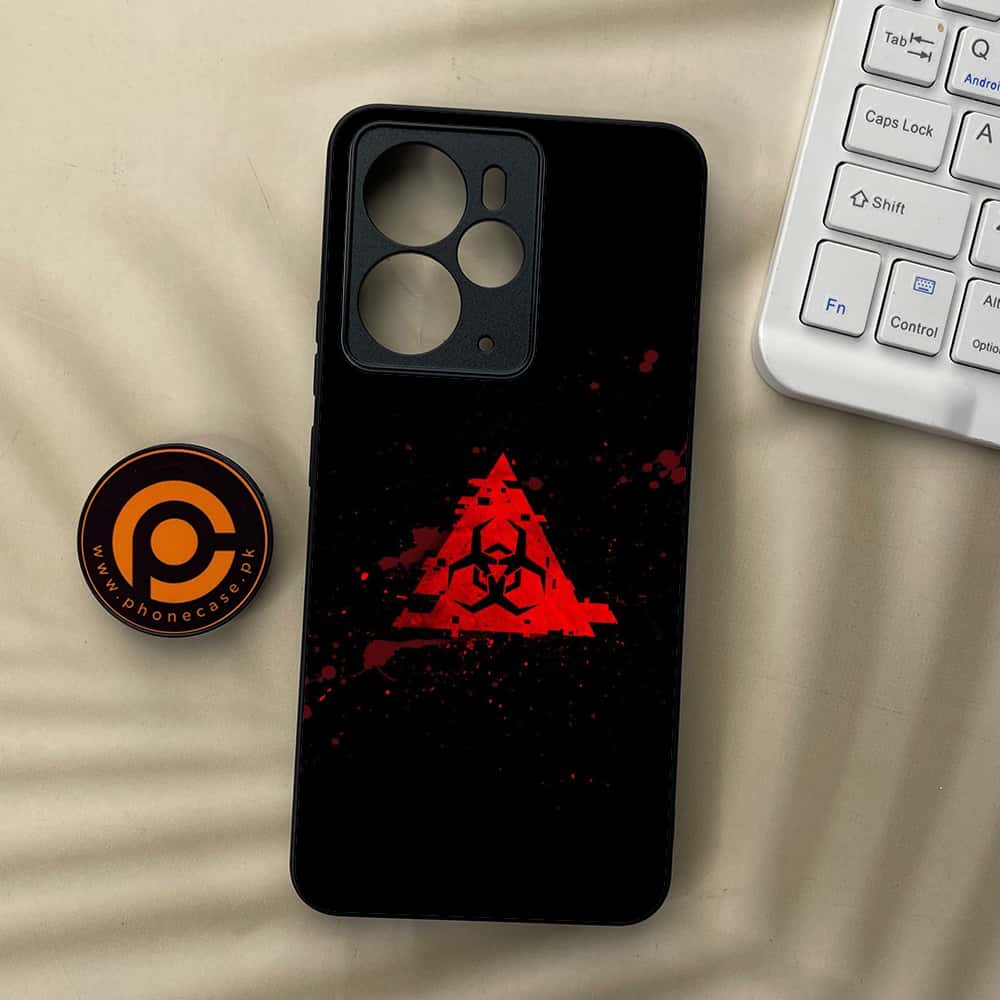 Realme 14T 5G - Biohazard Sign Series - Premium Metal Printed soft Bumper Shock Proof Case