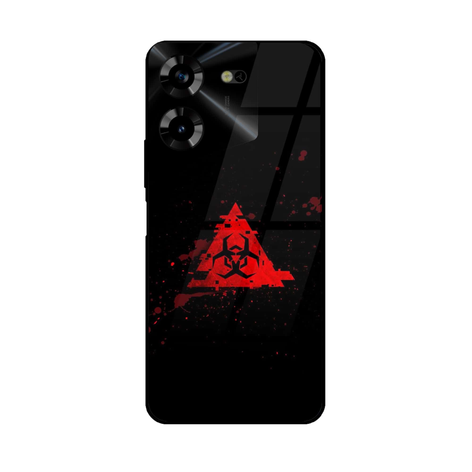 Tecno Pova 5 Pro - Bioharzard Series - Premium Printed Glass soft Bumper shock Proof Case