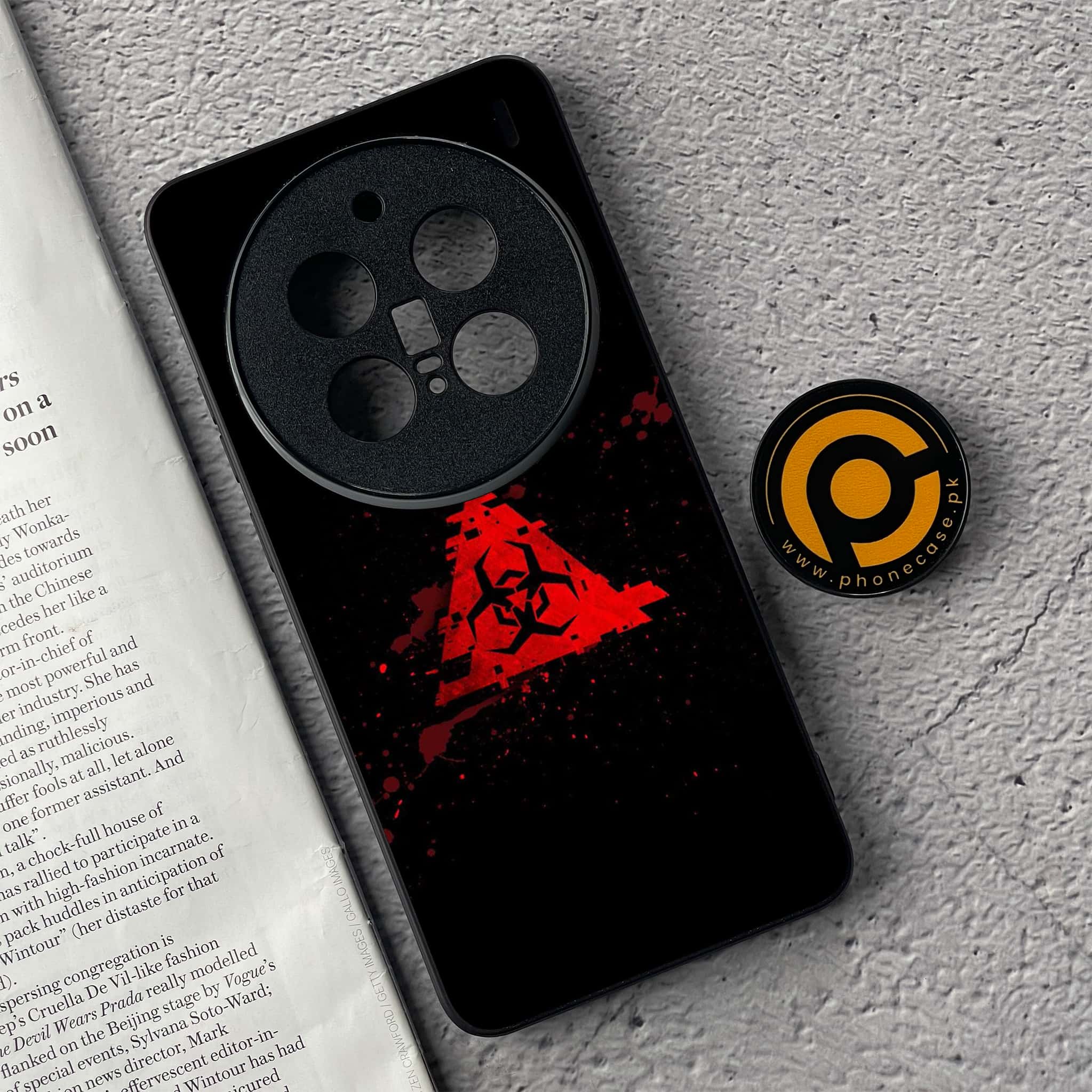 Vivo X200 Pro - Biohazard Sign Series - Premium Metal  Printed soft Bumper shock Proof Case