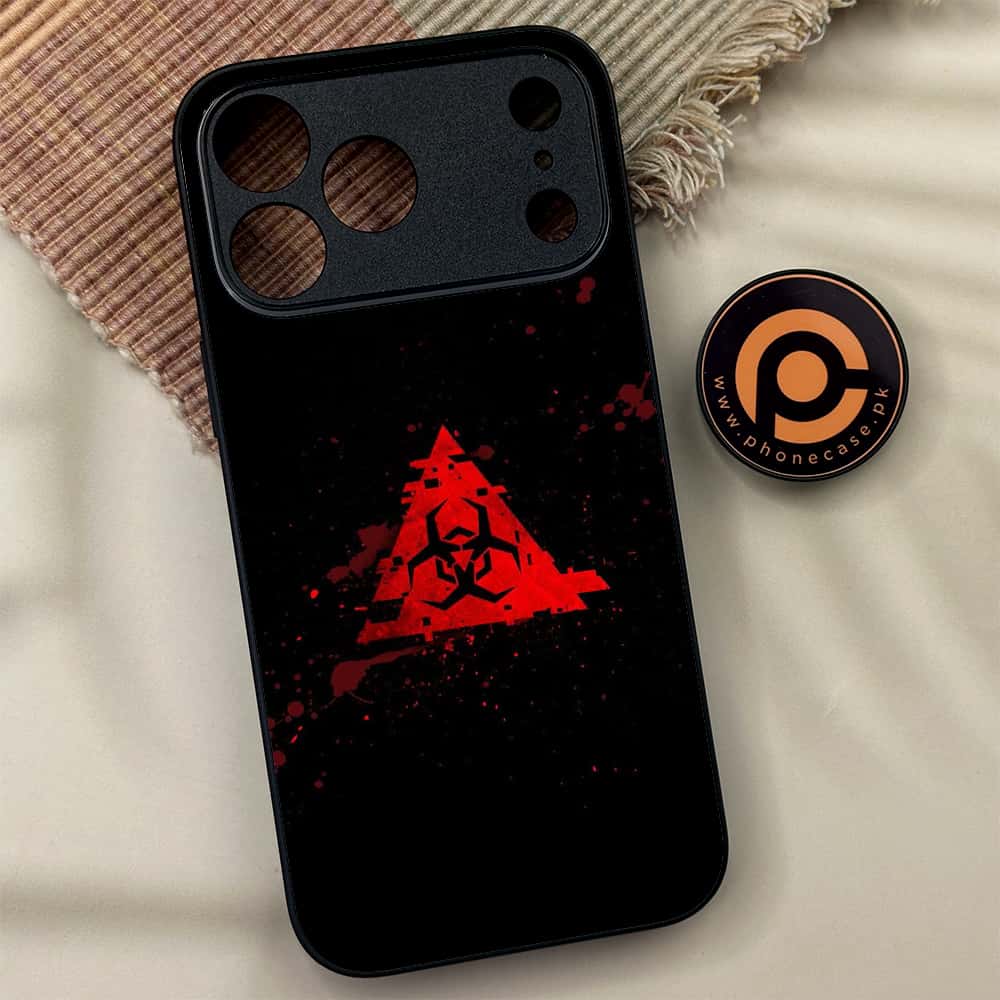 iPhone 17 Pro - Biohazard Sign Series - Premium Metal Printed soft Bumper shock Proof Case