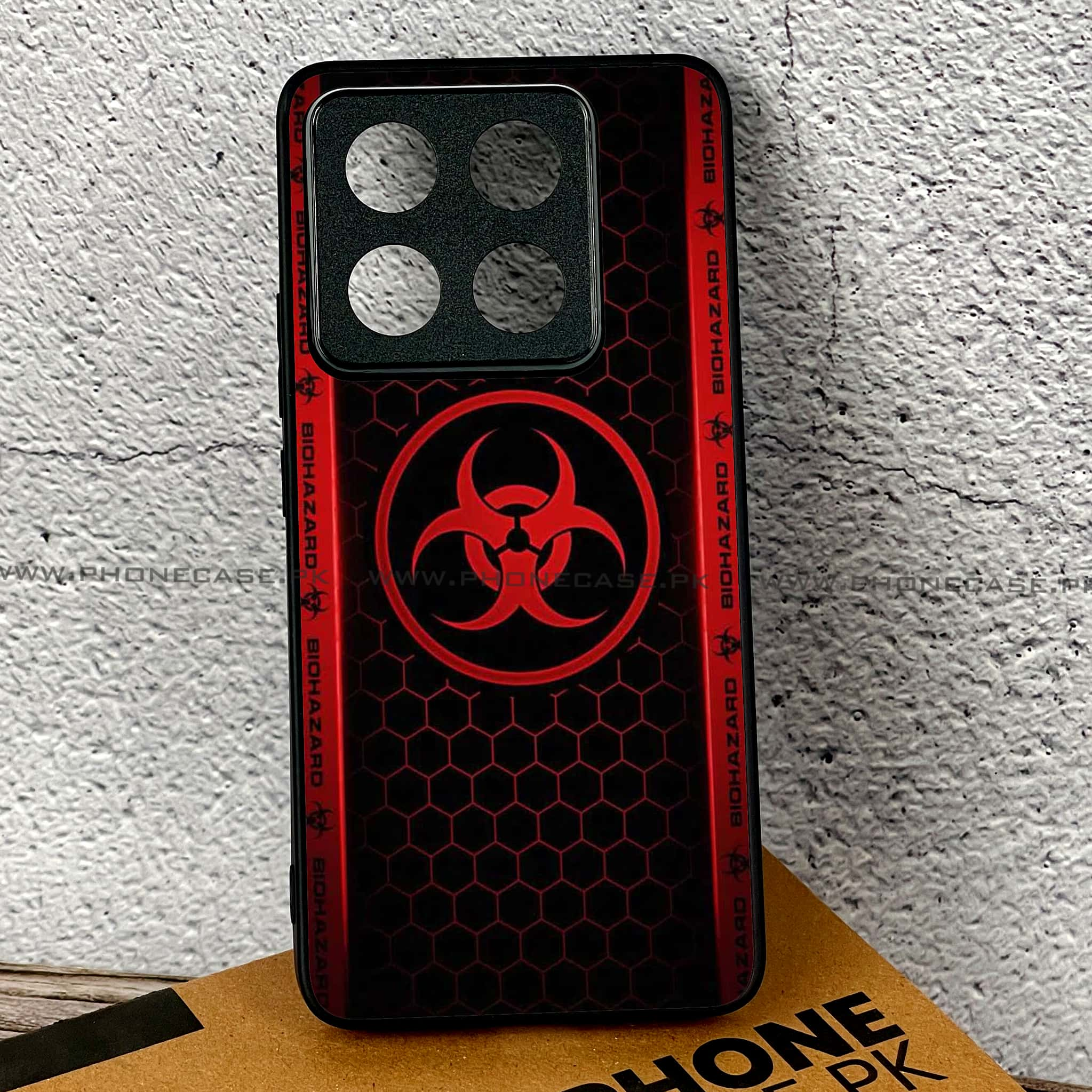 Xiaomi 14T Pro - Biohazard Sign Series - Premium Printed Glass soft Bumper shock Proof Case