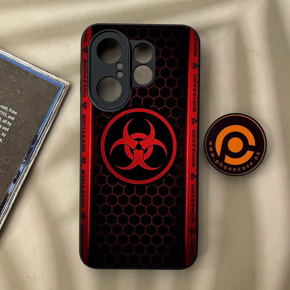 Vivo X200 FE - Biohazard Sign Series - Premium Metal Printed soft Bumper Shock Proof Case