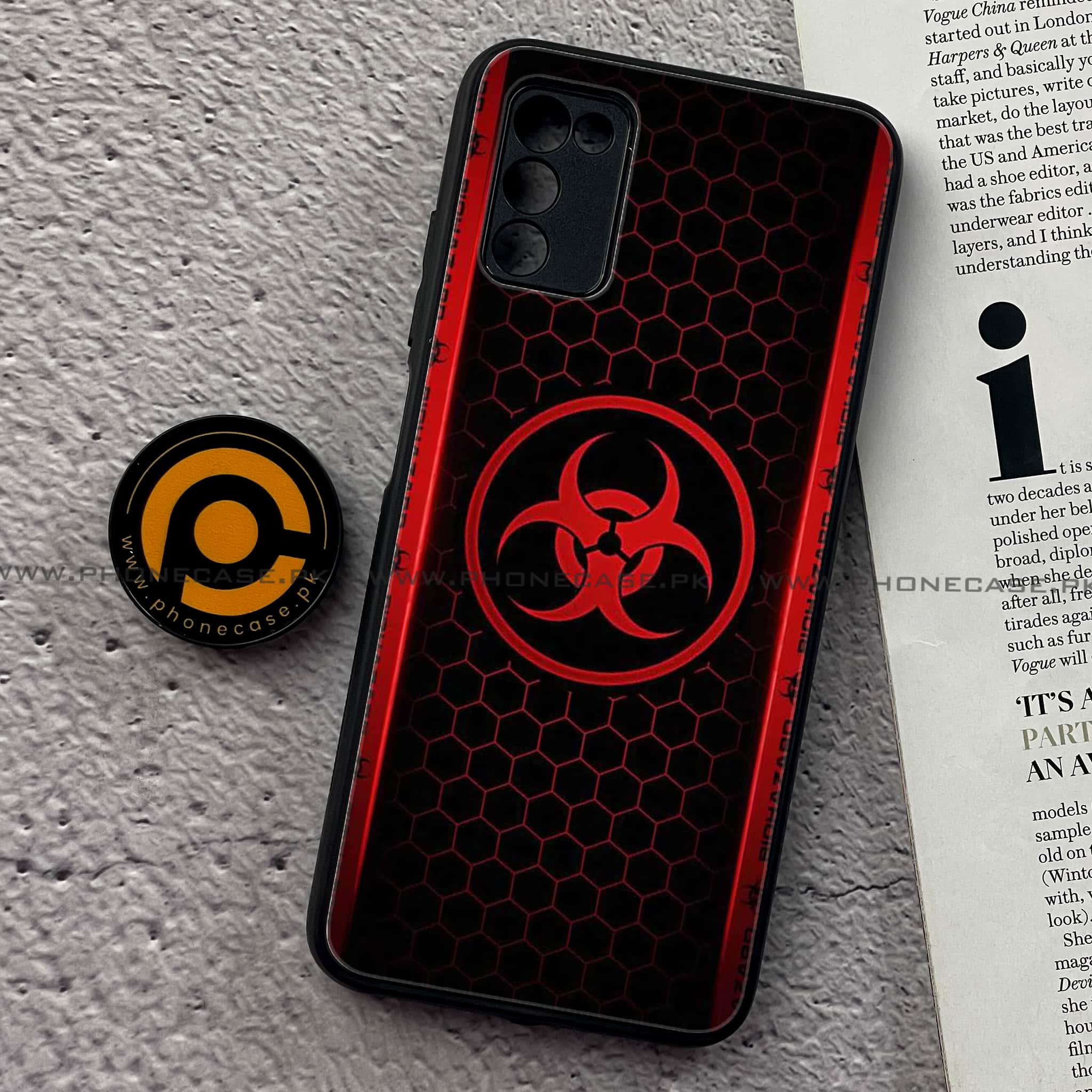 Samsung Galaxy A02s - Biohazard Sign Series  - Premium Printed Metal soft Bumper shock Proof Case