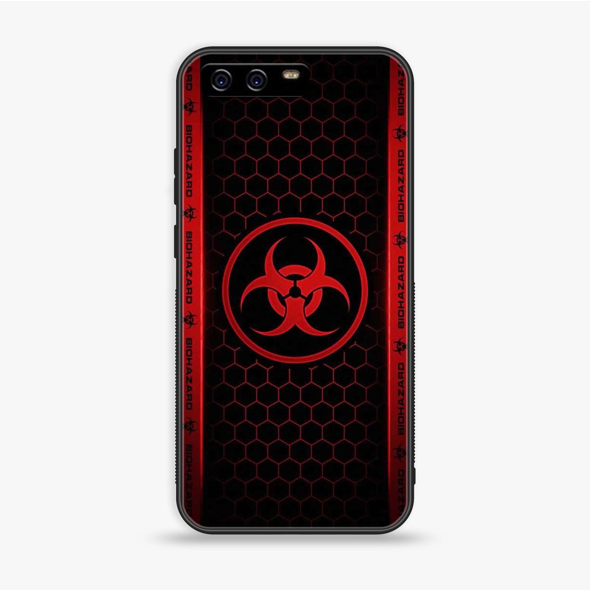 Huawei P10 Plus - Biohazard Sign Series - Premium Printed Glass soft Bumper shock Proof Case