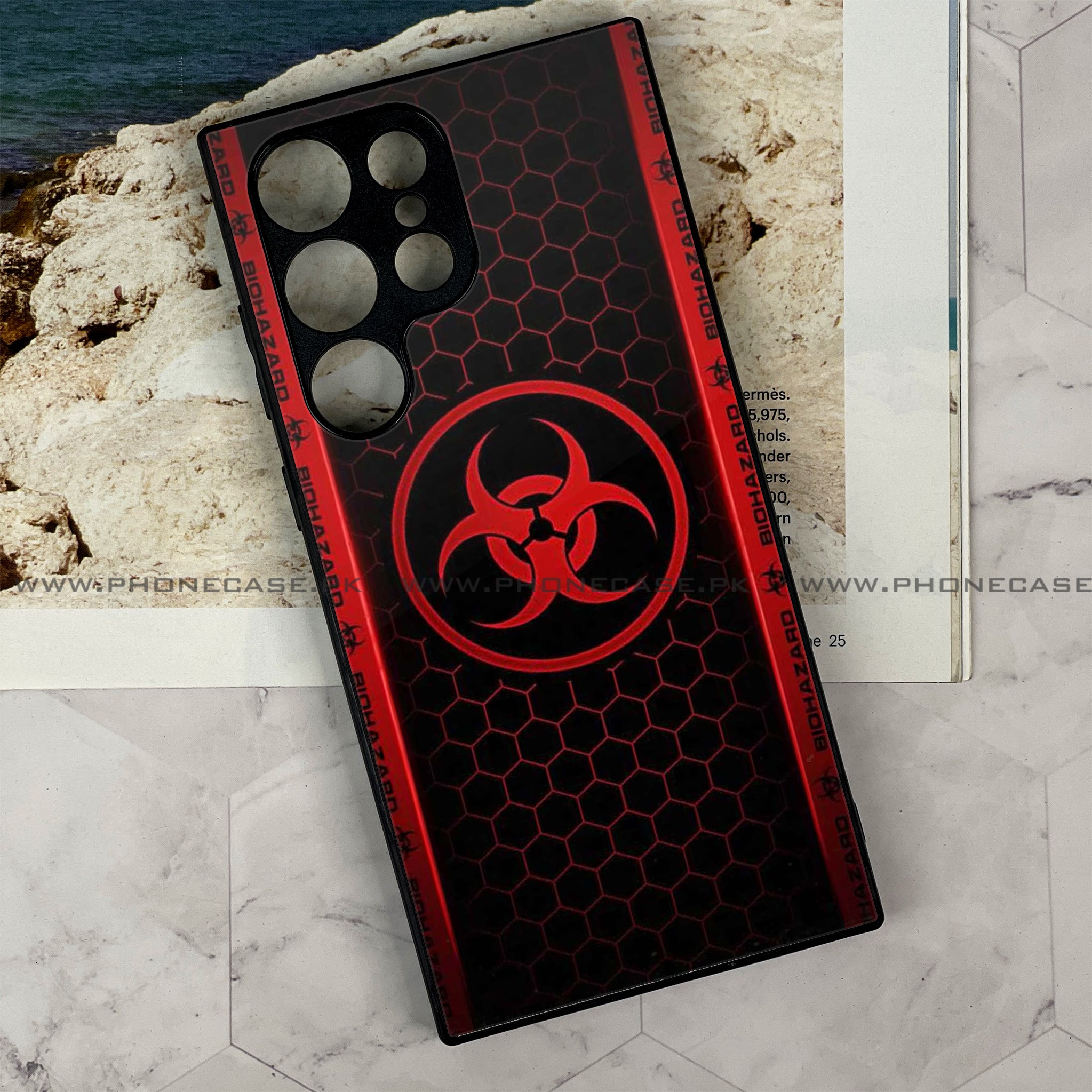 Galaxy S21 Ultra - Biohazard Sign Series - Premium Metal Printed soft Bumper shock Proof Case