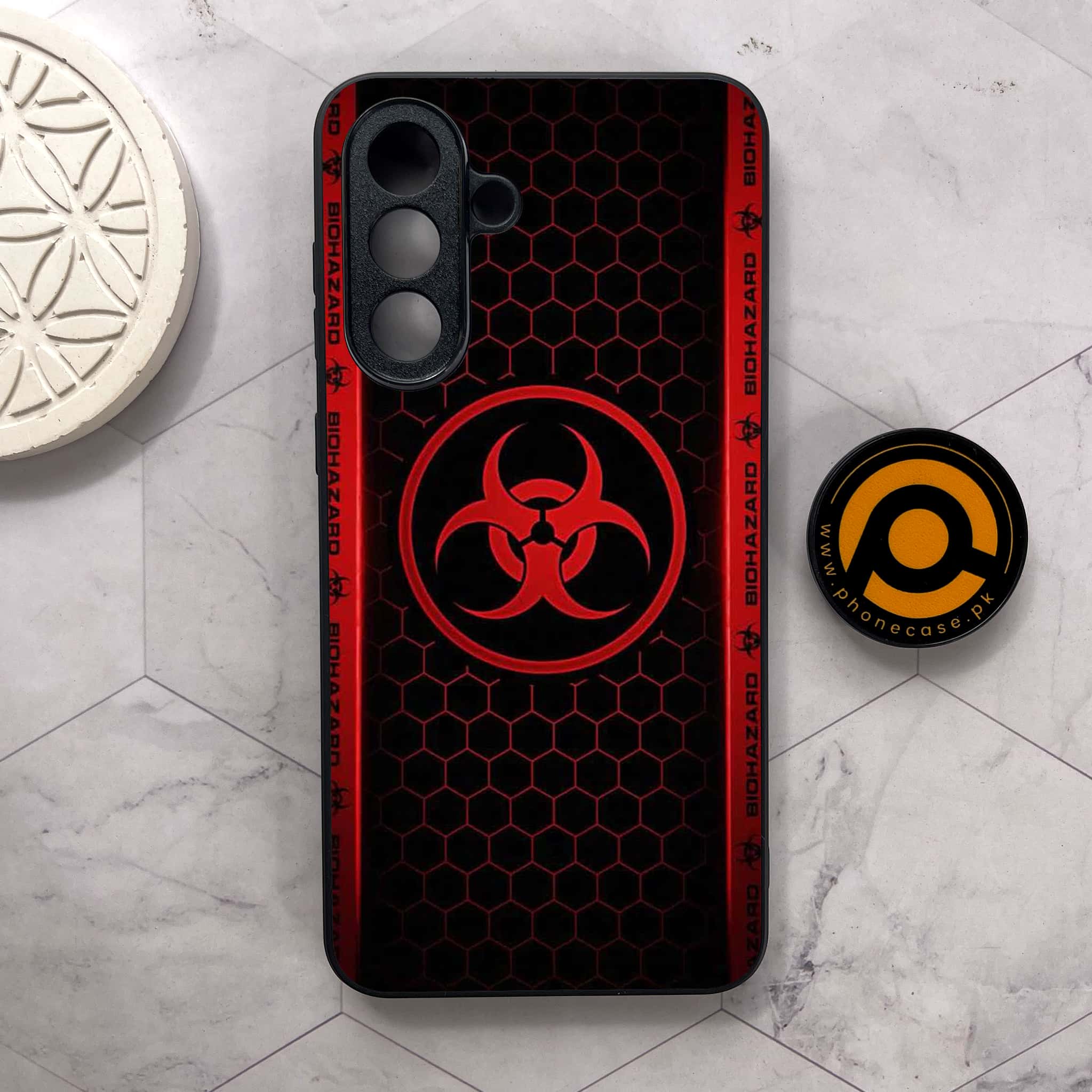 Samsung Galaxy A26 5G - Biohazard Sign Series - Premium Metal Printed soft Bumper shock Proof Case