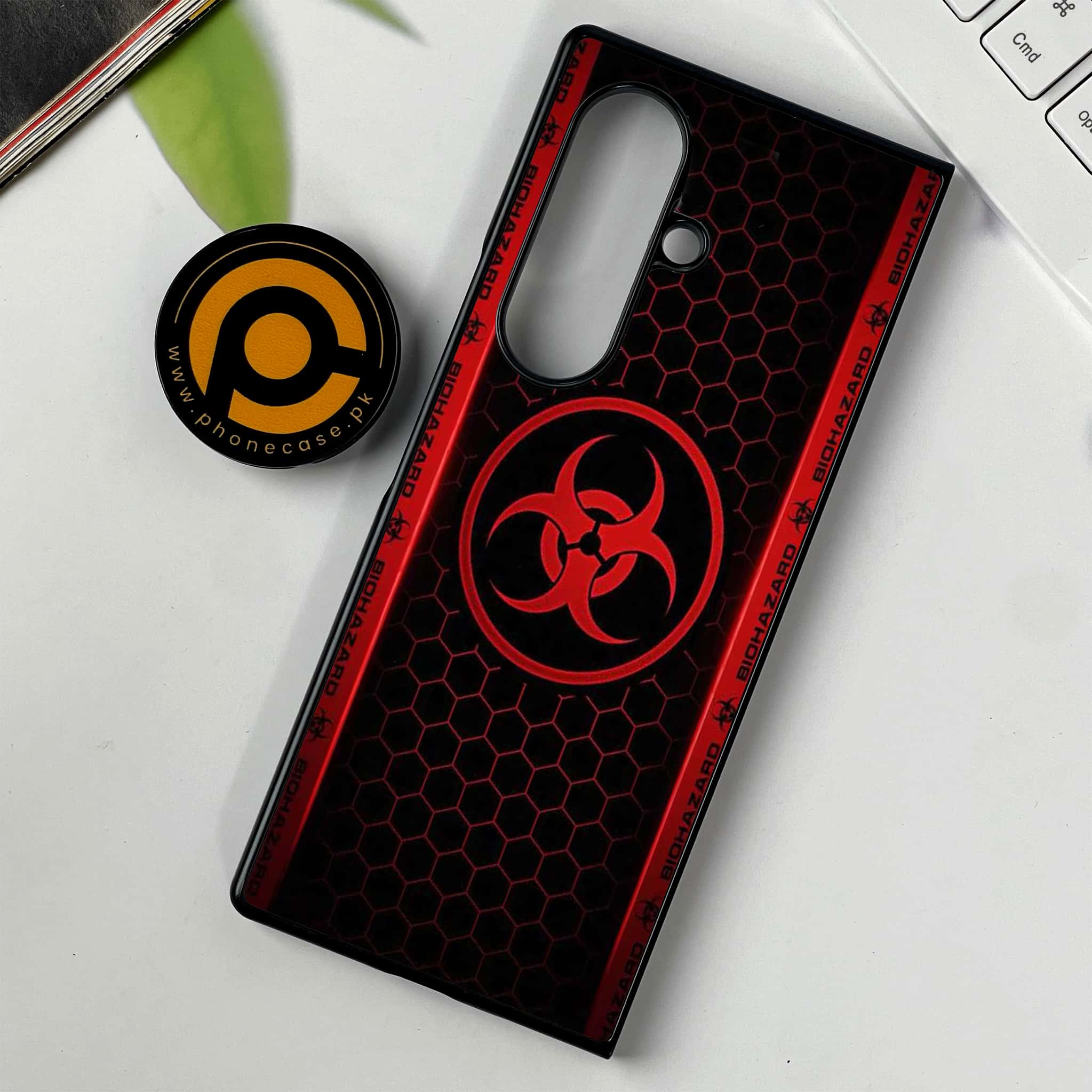 Samsung Galaxy Z Fold 7 - Biohazard Sign Series - Premium Metal Printed soft Bumper shock Proof Case