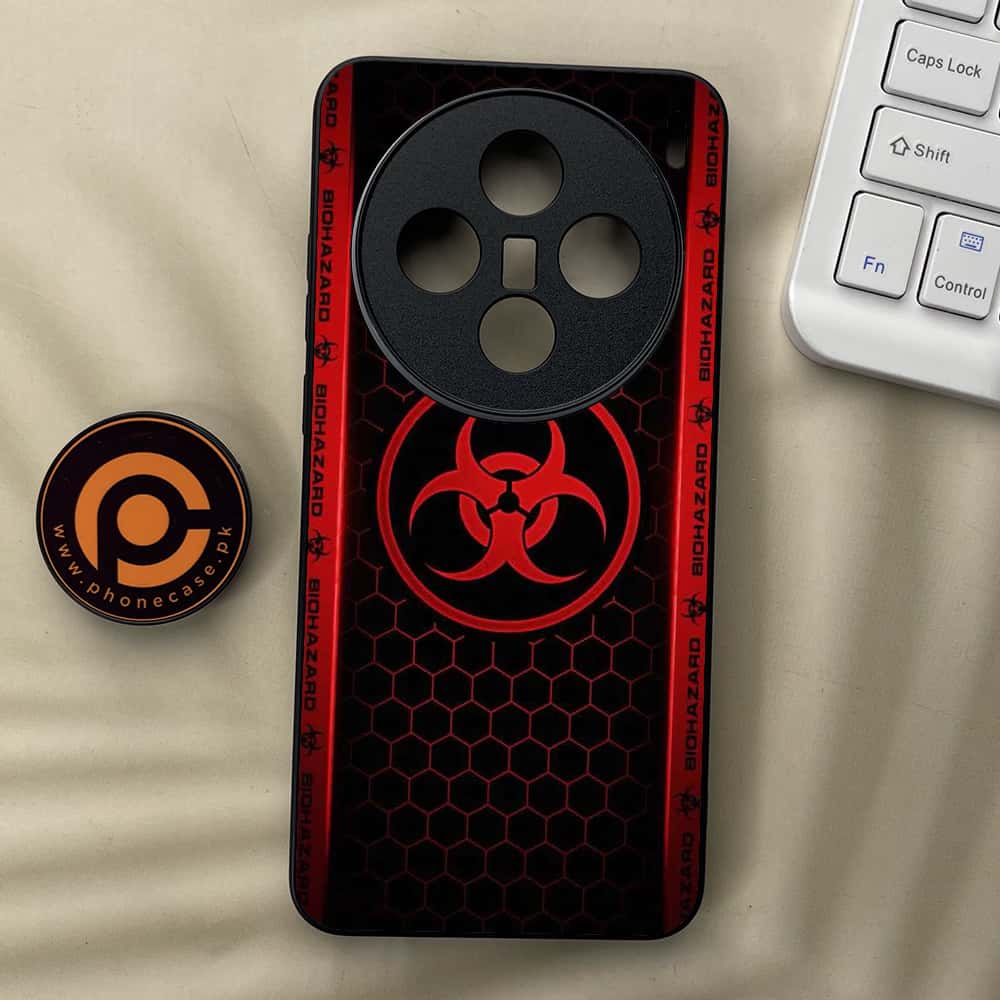 Vivo X200 - Biohazard Sign Series - Premium Metal  Printed soft Bumper shock Proof Case