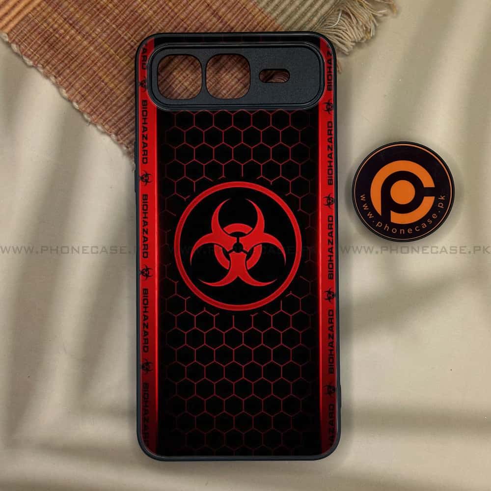 Infinix Smart 10 Plus - Biohazard Sign Series - Premium Metal Printed soft Bumper shock Proof Case