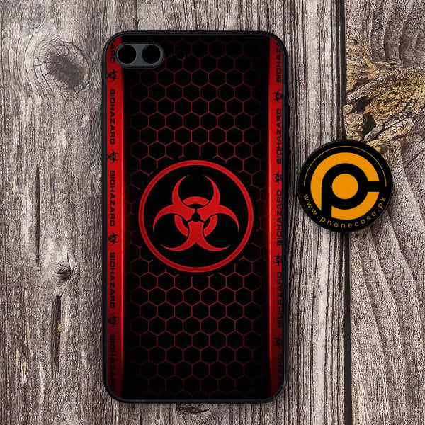 iPhone 7 Plus / 8 Plus  - Biohazard Sign Design 5  - Premium Metal Printed soft Bumper shock Proof Case  CS-34849