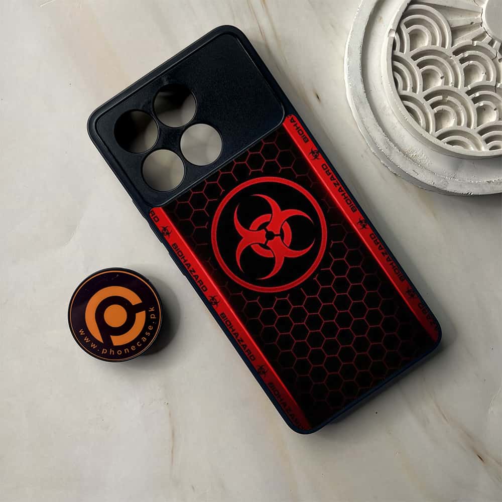 Xiaomi Poco F6 Pro - Biohazard Sign Series - Premium Metal Printed soft Bumper shock Proof Case