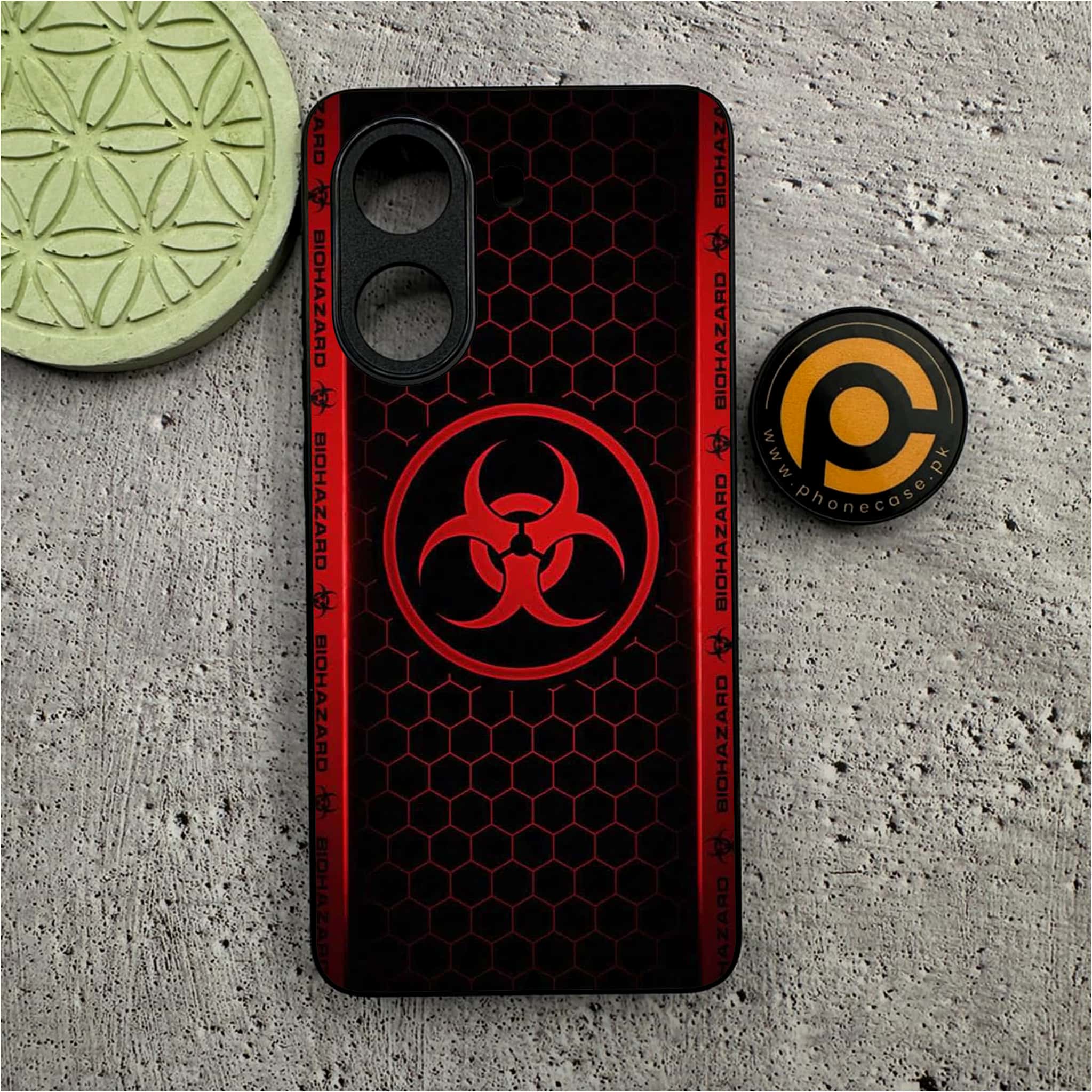 Xiaomi Poco X7 Pro 5G - Biohazard Sign Series - Premium Metal Printed soft Bumper shock Proof Case