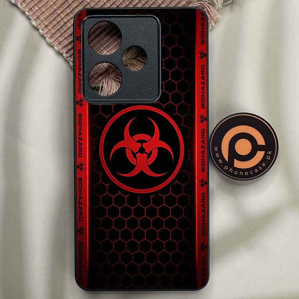 Realme GT 6 - Biohazard Sign Series - Premium Metal Printed soft Bumper shock Proof Case