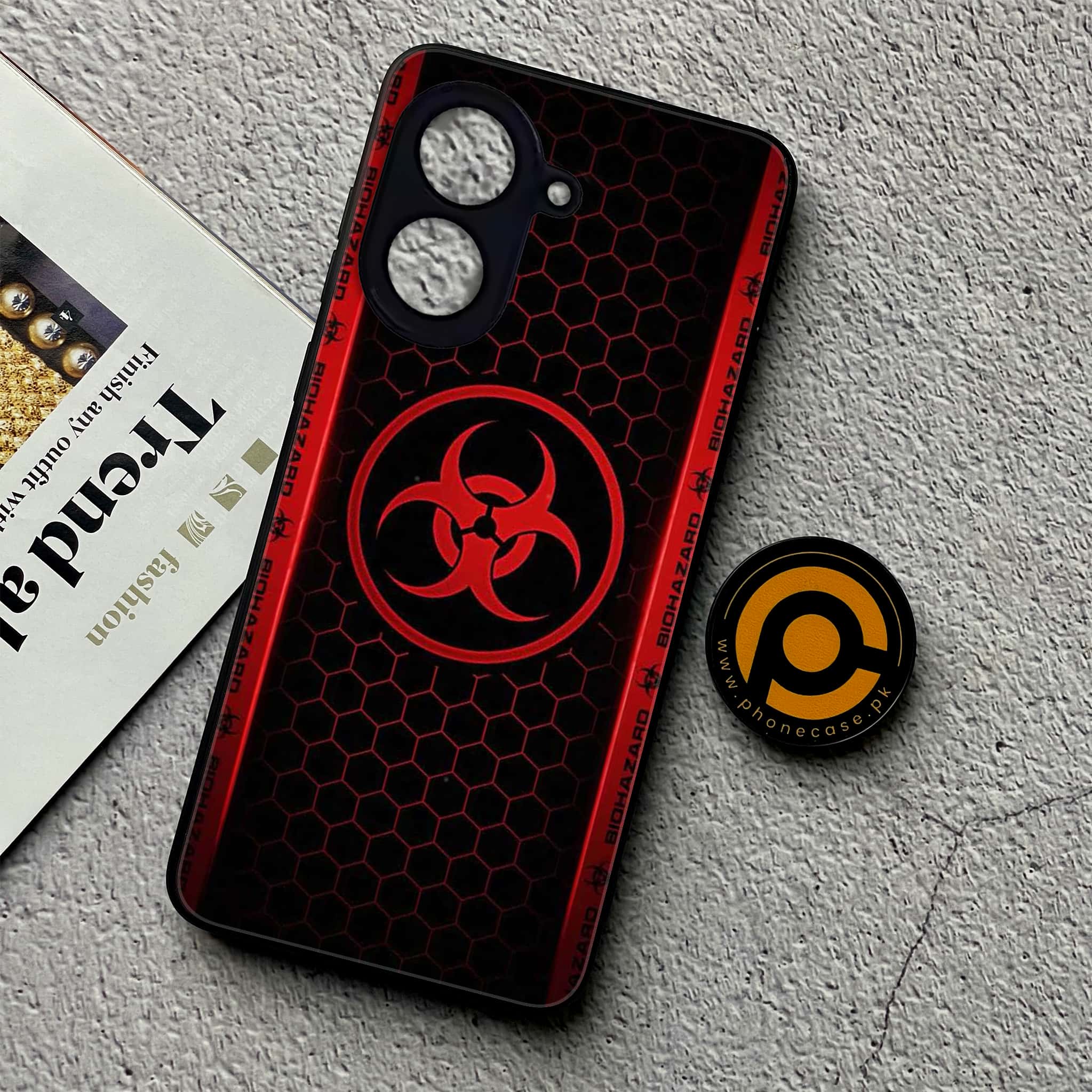 Xiaomi Redmi A5 - Biohazard Sign Series - Premium Metal Printed soft Bumper shock Proof Case
