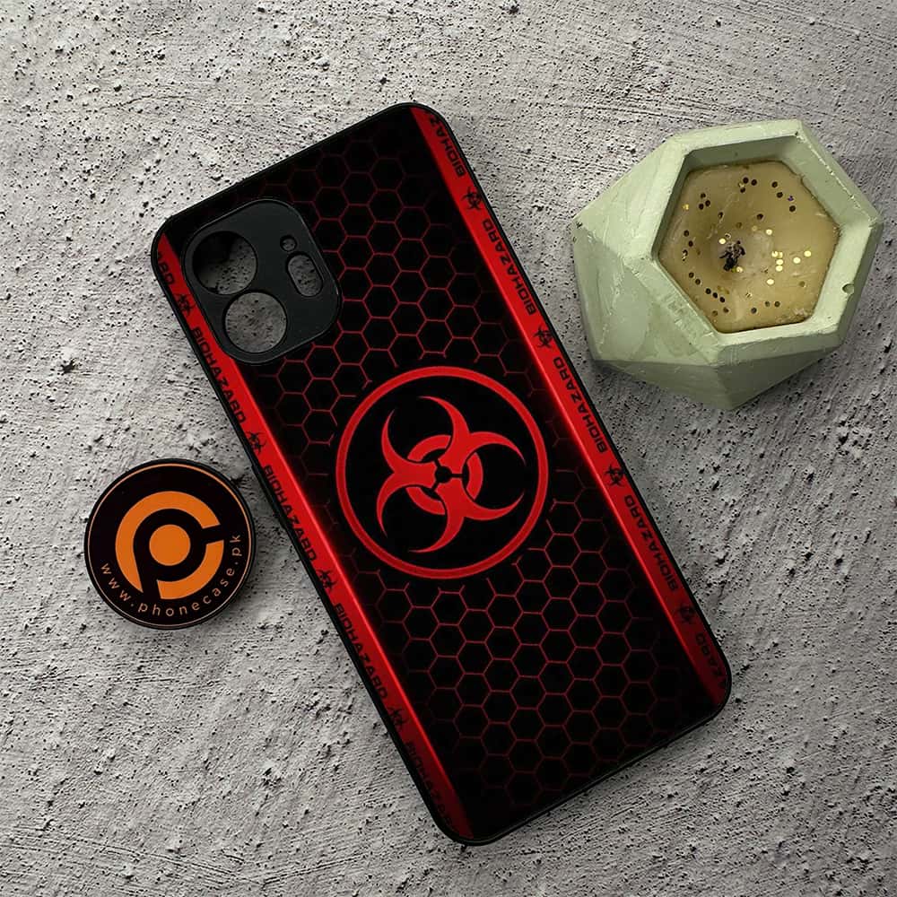 Nothing Phone 2 - Biohazard Sign Series - Premium Metal  Printed soft Bumper shock Proof Case