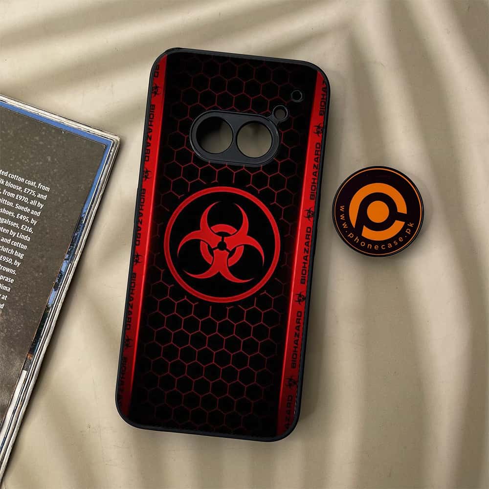 Nothing Phone (2a) - Biohazard Sign Series - Premium Metal Printed soft Bumper Shock Proof Case