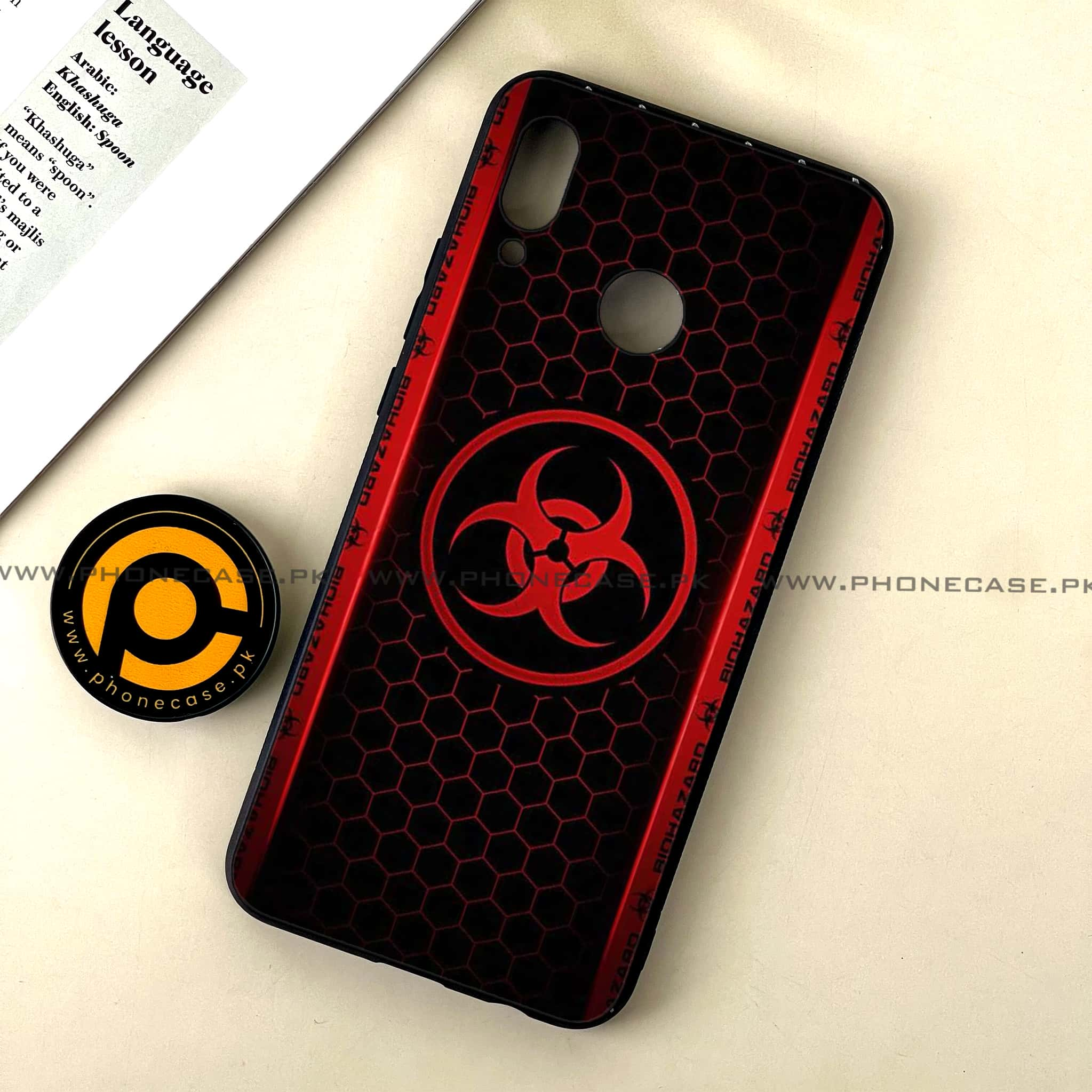 Huawei Nova 3 - Biohazard Sign Series - Premium Printed Glass soft Bumper shock Proof Case