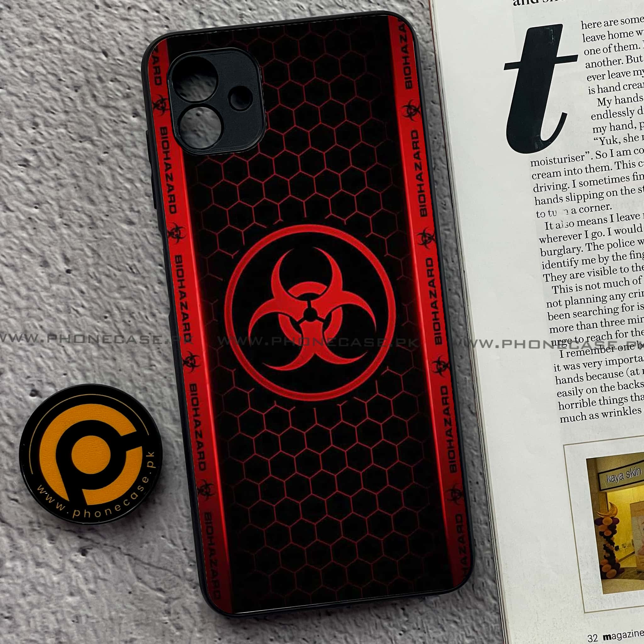 Samsung Galaxy A04 - Biohazard Sign Series - Premium Printed Metal soft Bumper shock Proof Case