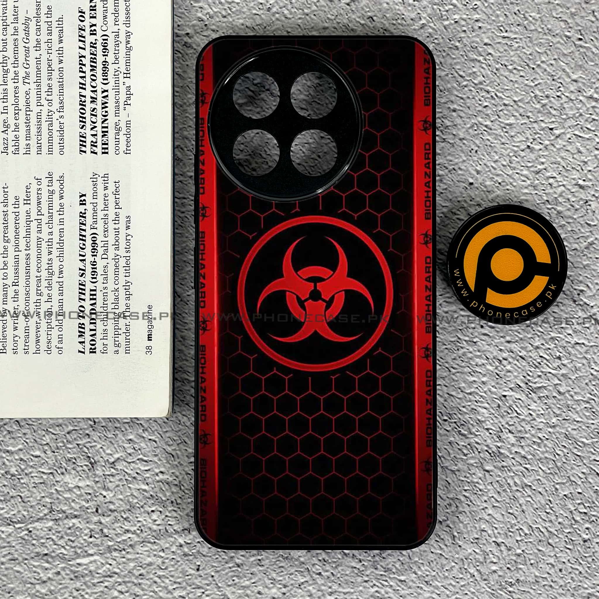 OnePlus Ace 5 - Biohazard Sign Series - Premium Metal Printed soft Bumper shock Proof Case