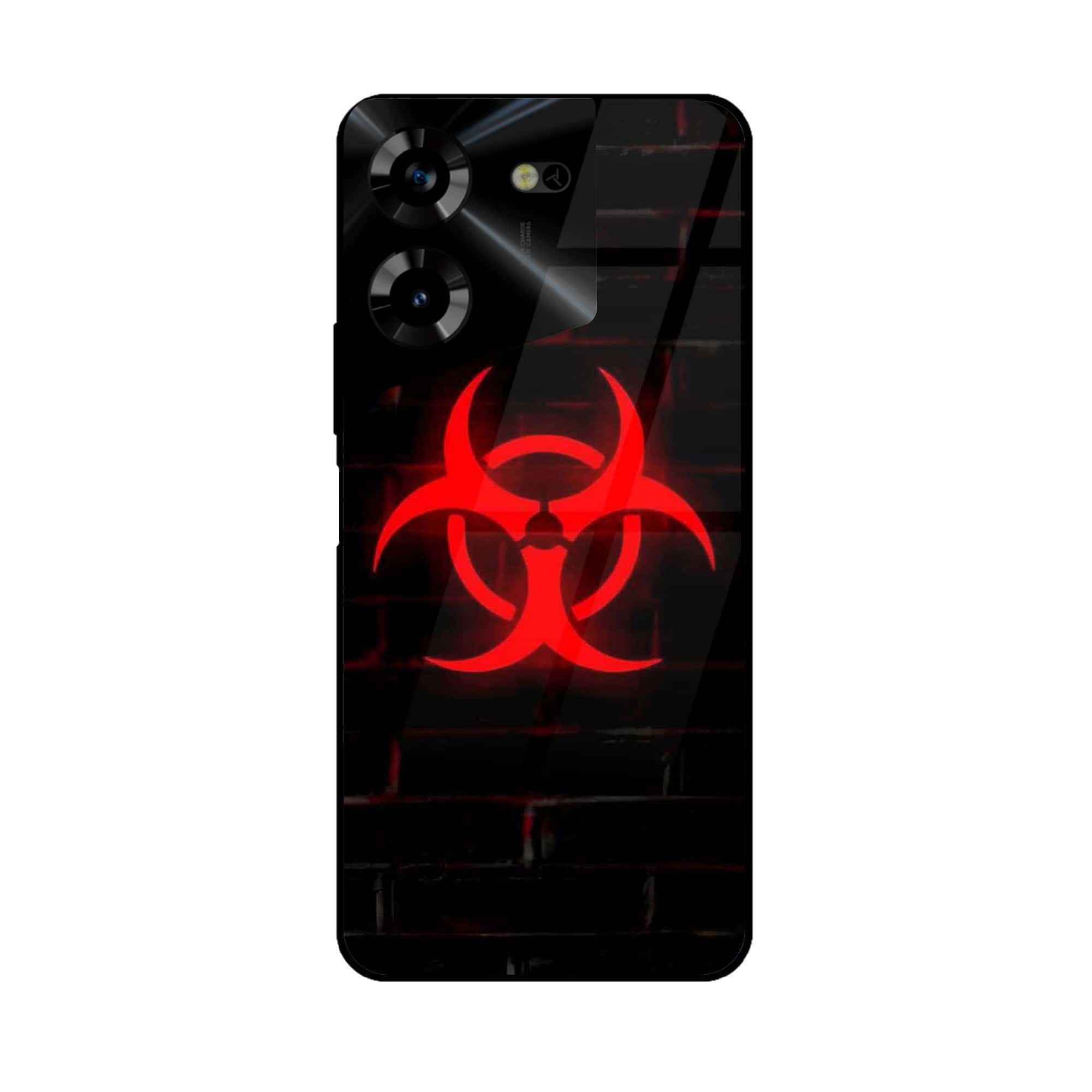 Tecno Pova 5 Pro - Bioharzard Series - Premium Printed Glass soft Bumper shock Proof Case